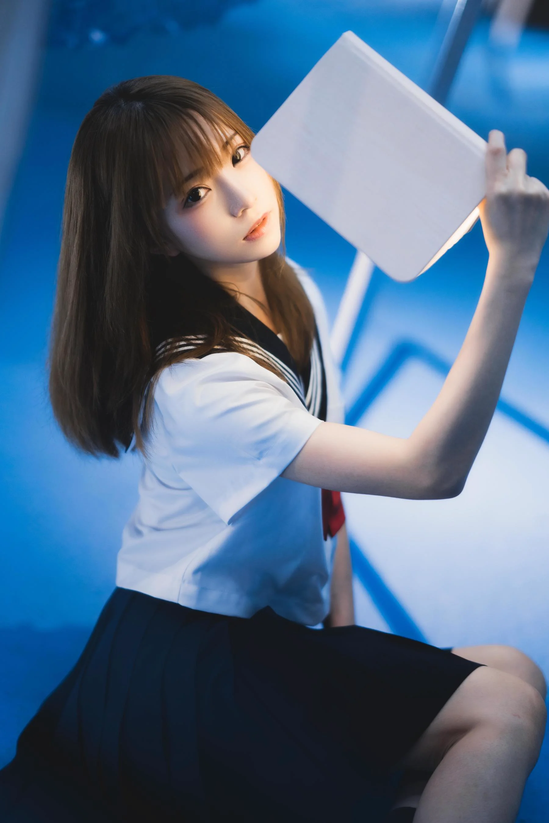 [Cosplay] Kitaro_绮太郎 – 十分之七的蓝 - 爱照片