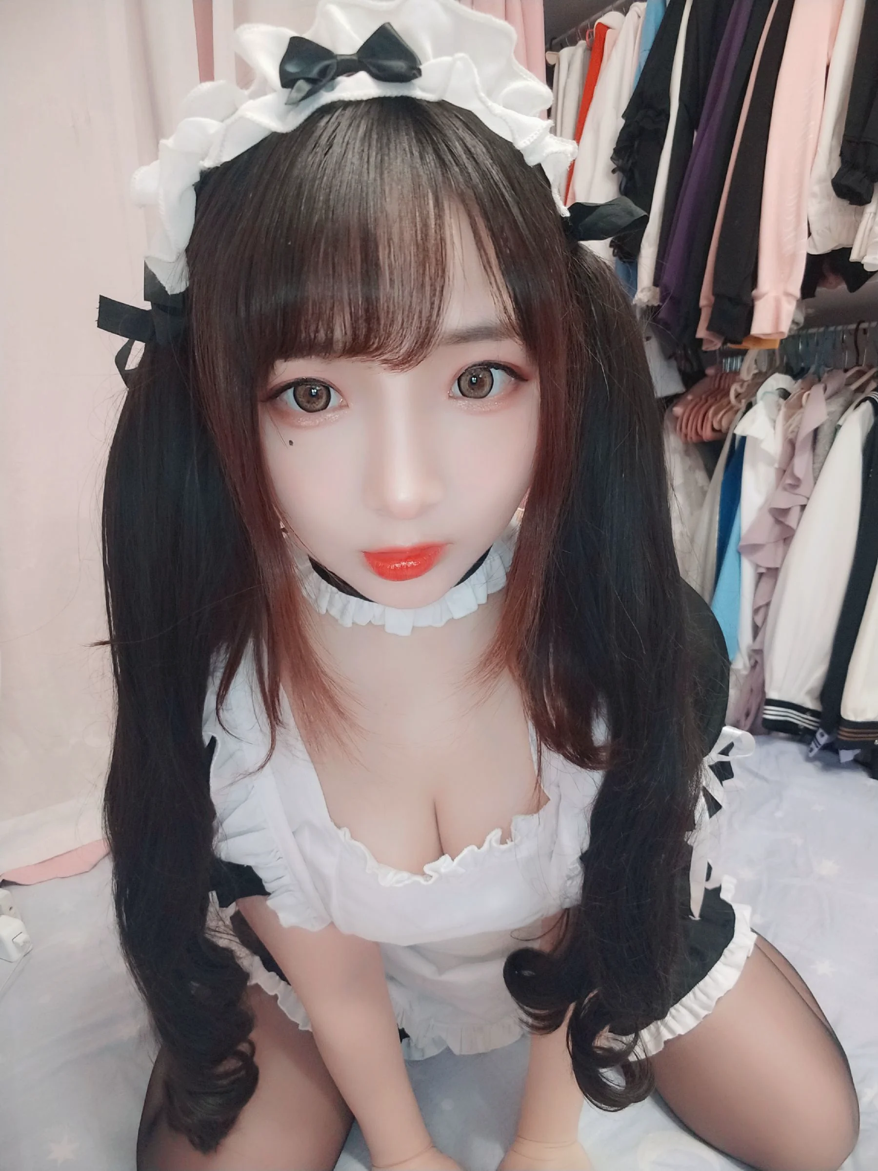 二次元少女古川kagura 《黑丝女仆》 写真集 - 爱照片