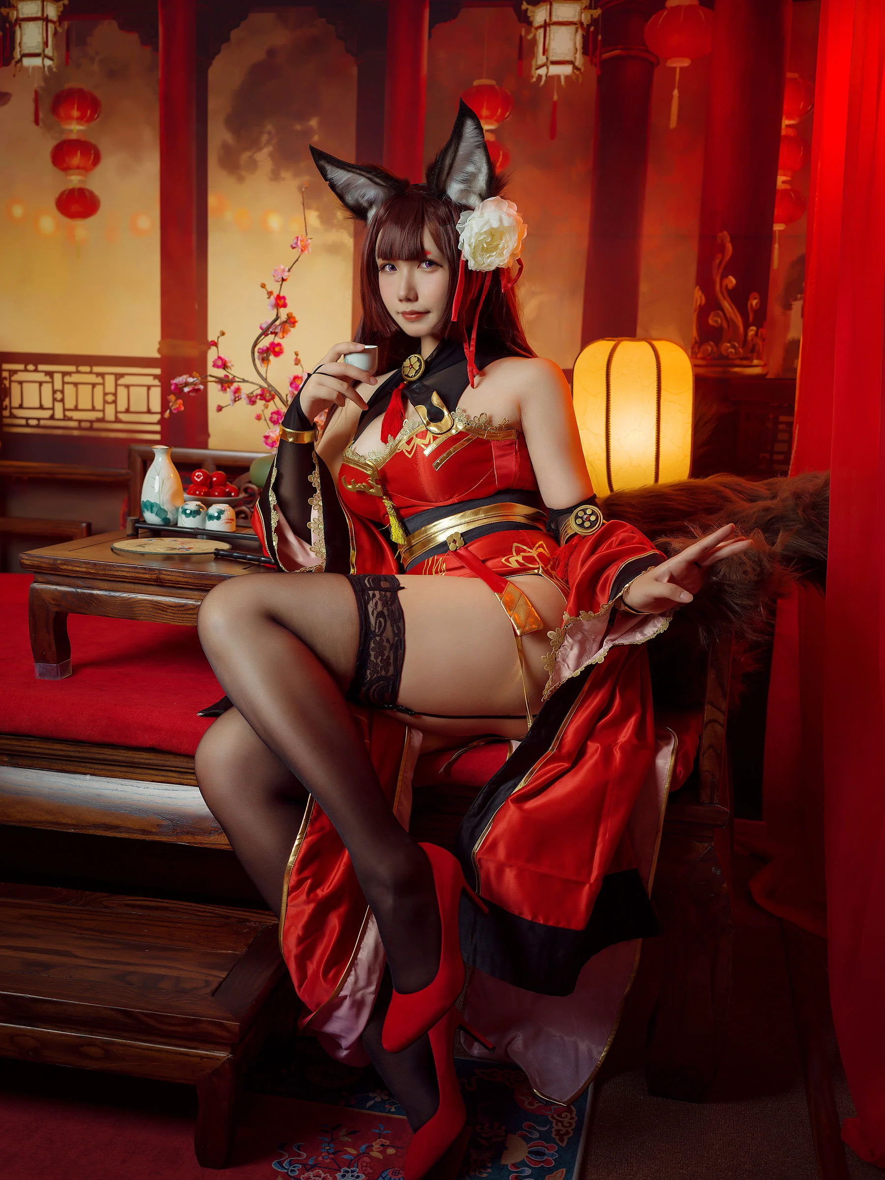 [COS福利] 麻花麻花酱 《天城旗袍》 写真集 - 爱照片