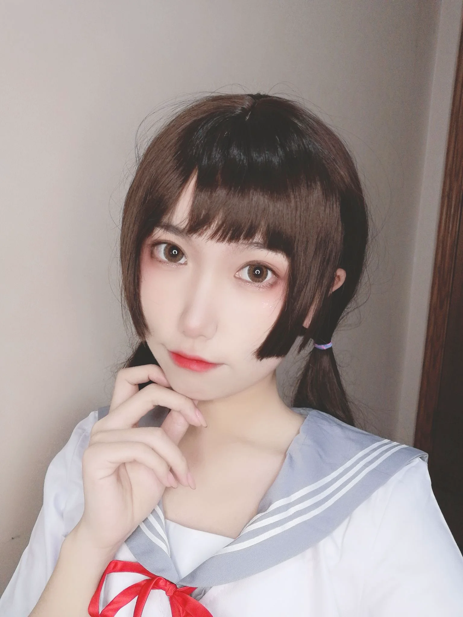 [Cosplay] 芋圆侑子SJ_ – 白丝jk - 爱照片
