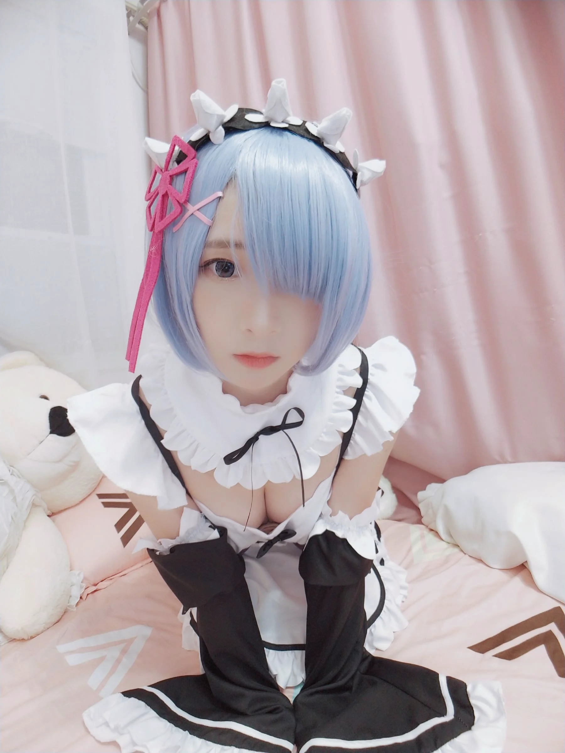 二次元美女古川kagura 《蕾姆女仆》 写真集 - 爱照片