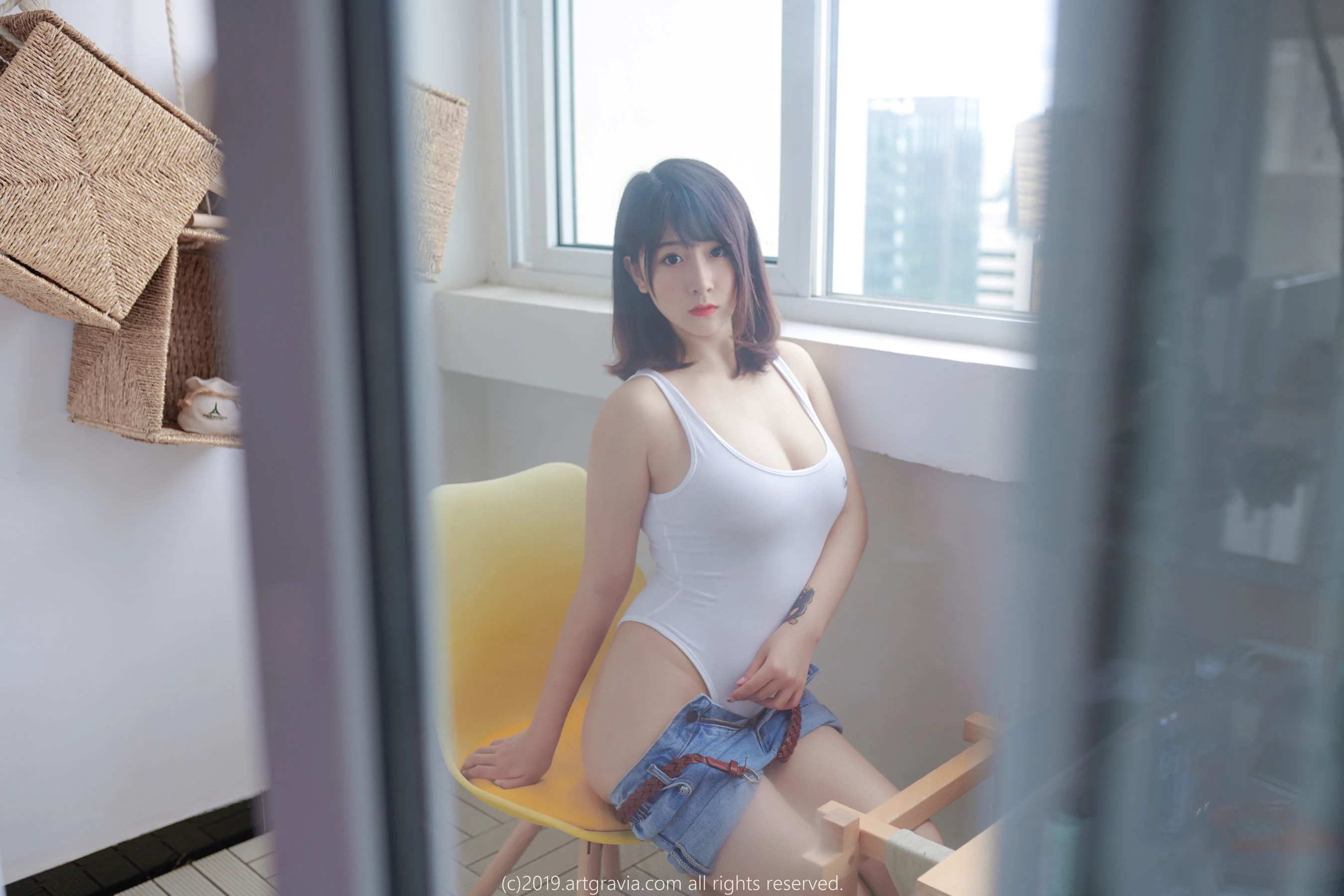 猫九酱Sakura 《高叉连体衣&齐逼小短裙》 [ARTGRAVIA] 写真集 - 爱照片