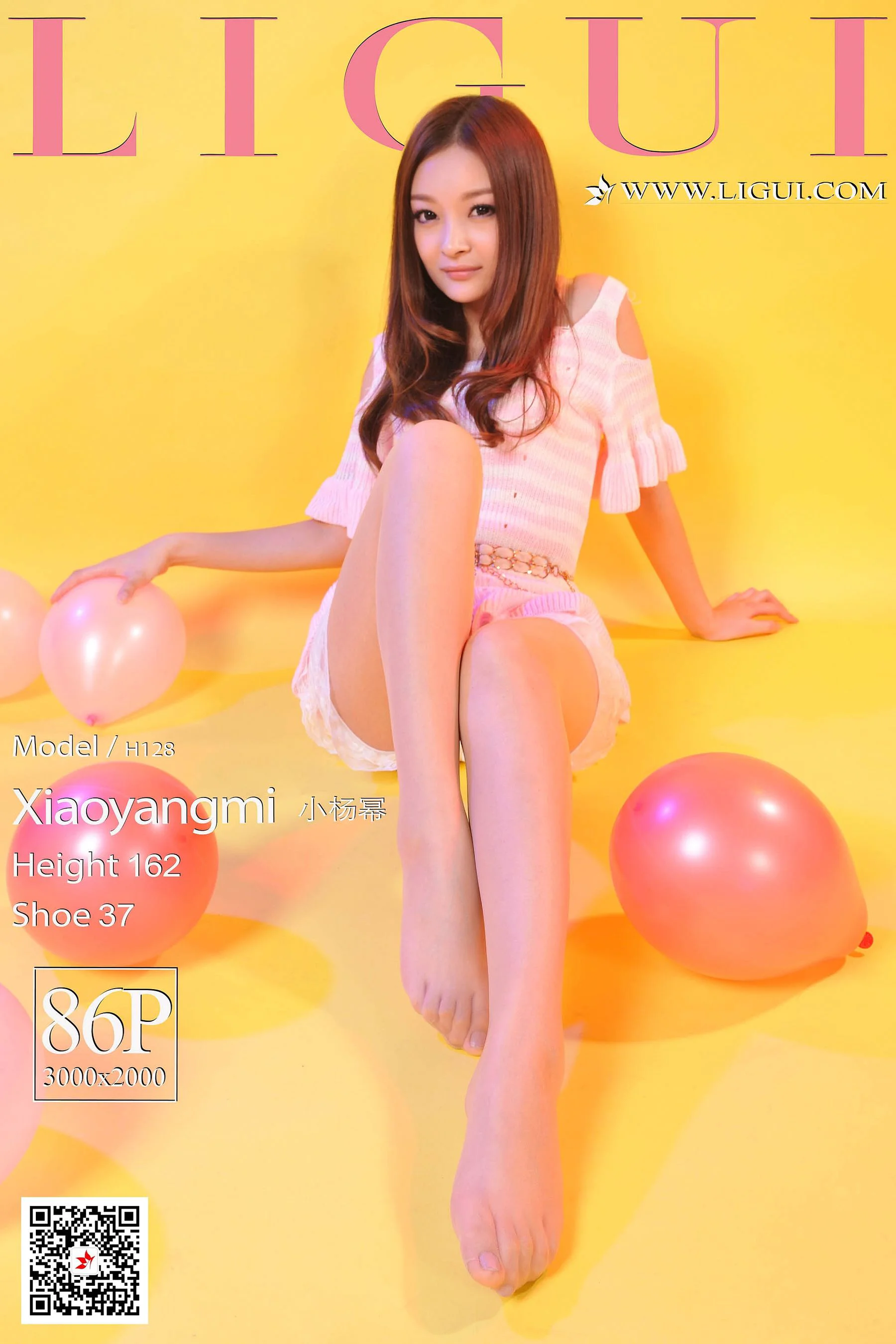 [丽柜Ligui] Model 小杨幂 《粉红女郎》 写真集 - 爱照片