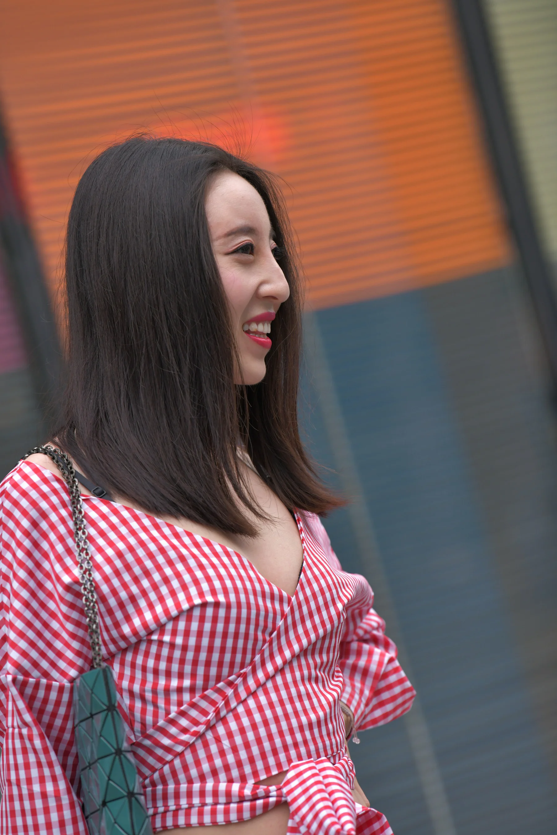 红石作品 路边遛狗的长腿美女2 写真 - 爱照片
