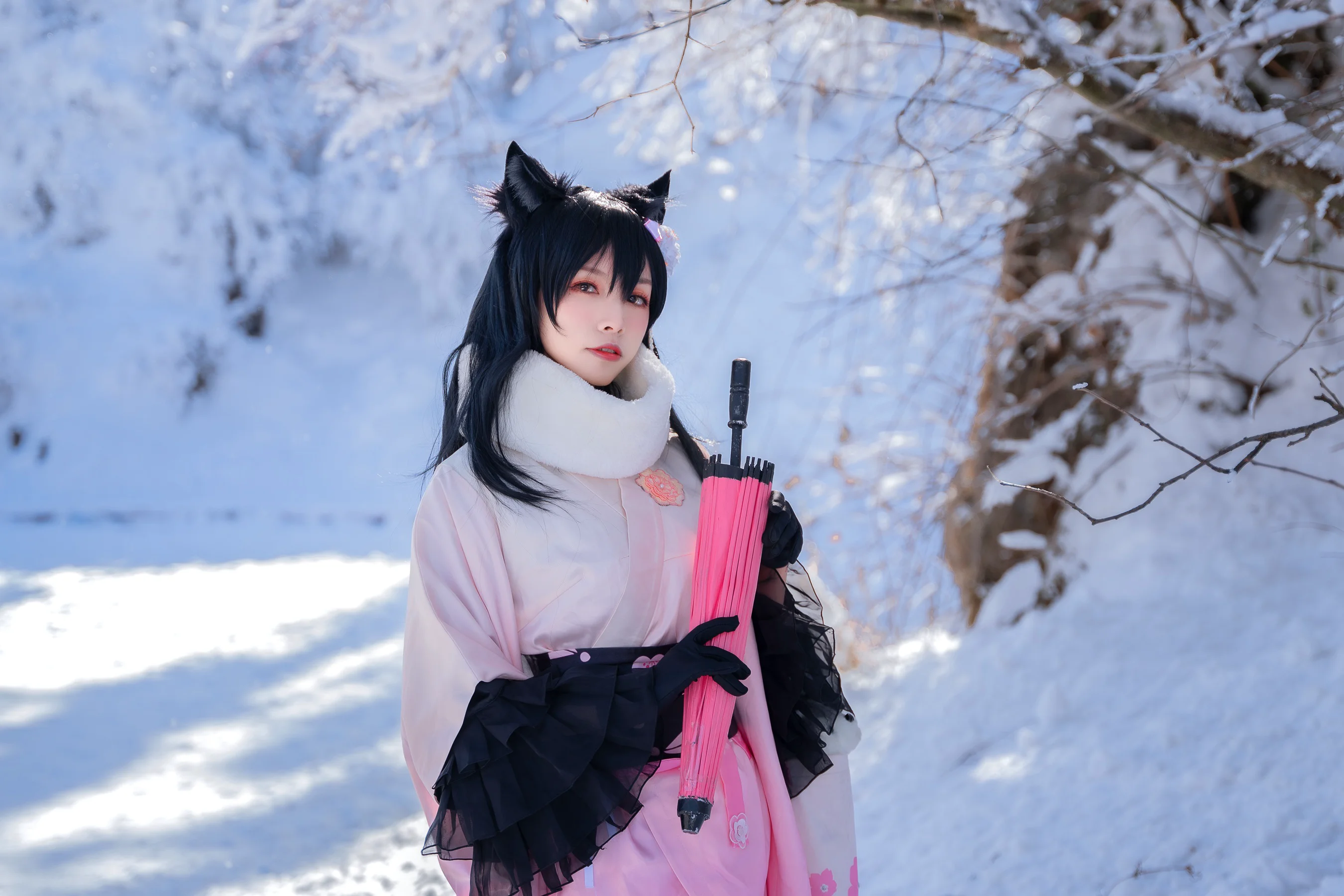 Neko-薇薇 – 爱宕和服 - 爱照片