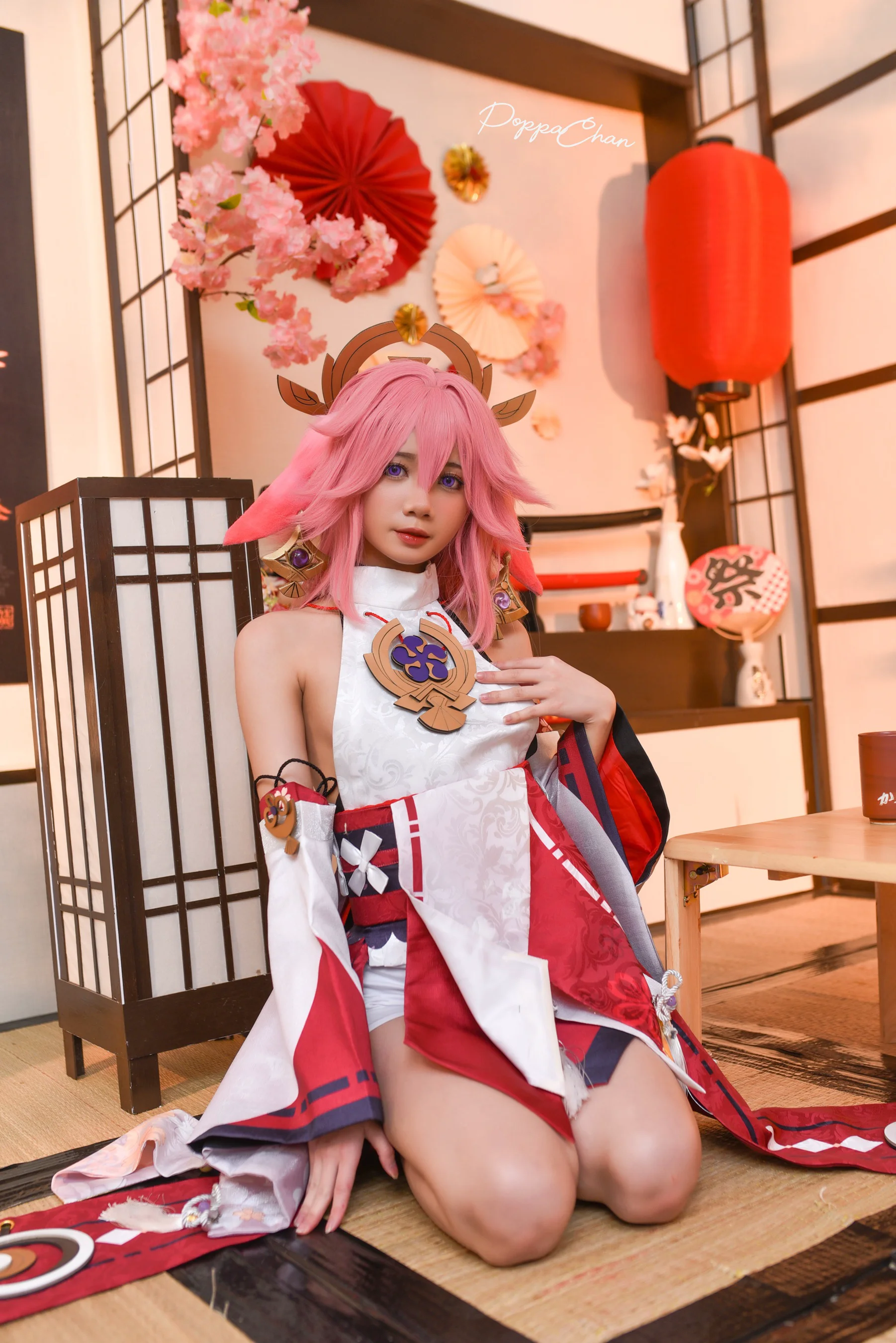 PoppaChan – Yae Miko – Genshin Impact (NSFW – Implied nood) - 爱照片