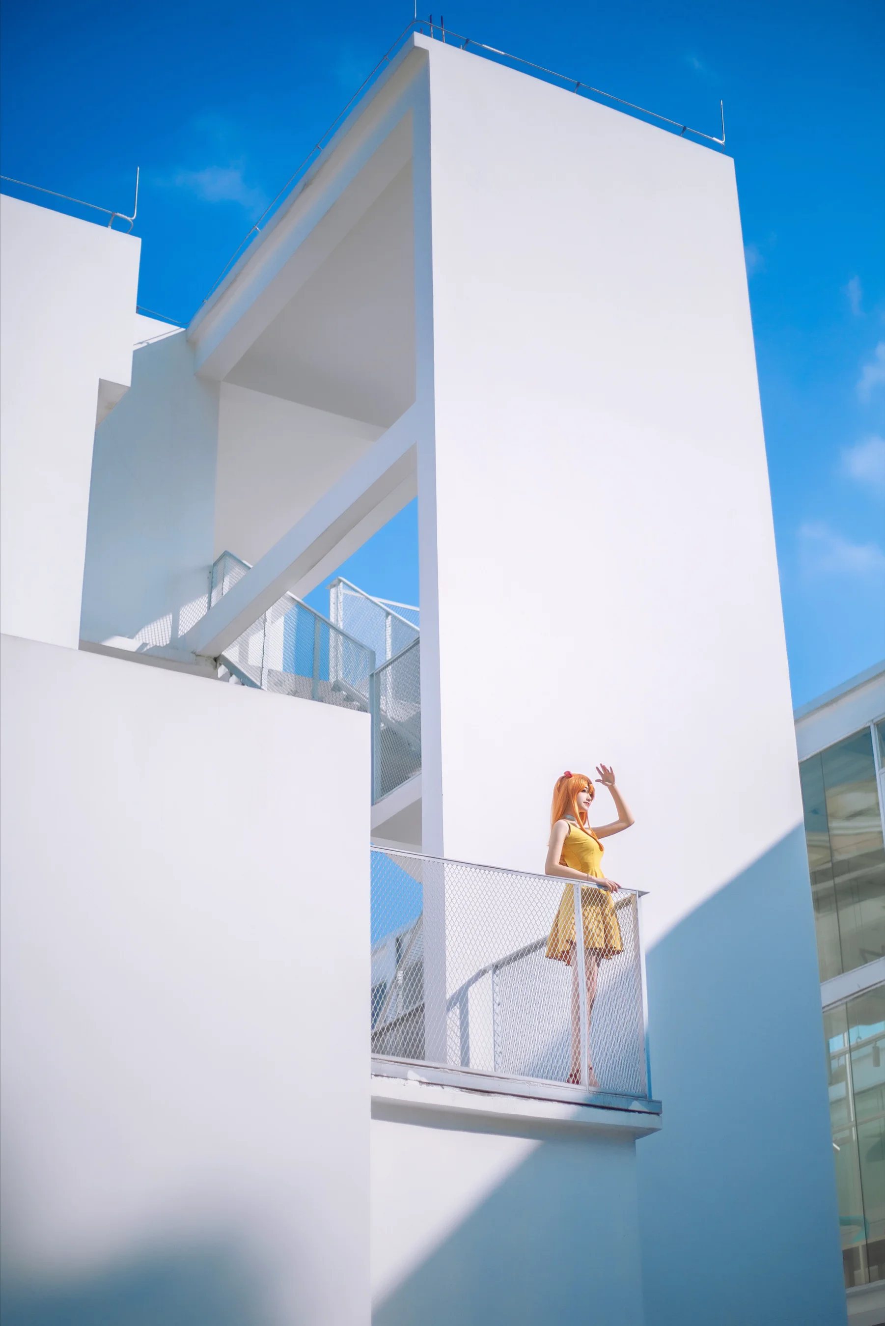 南桃Momoko – 明日香黄裙 - 爱照片