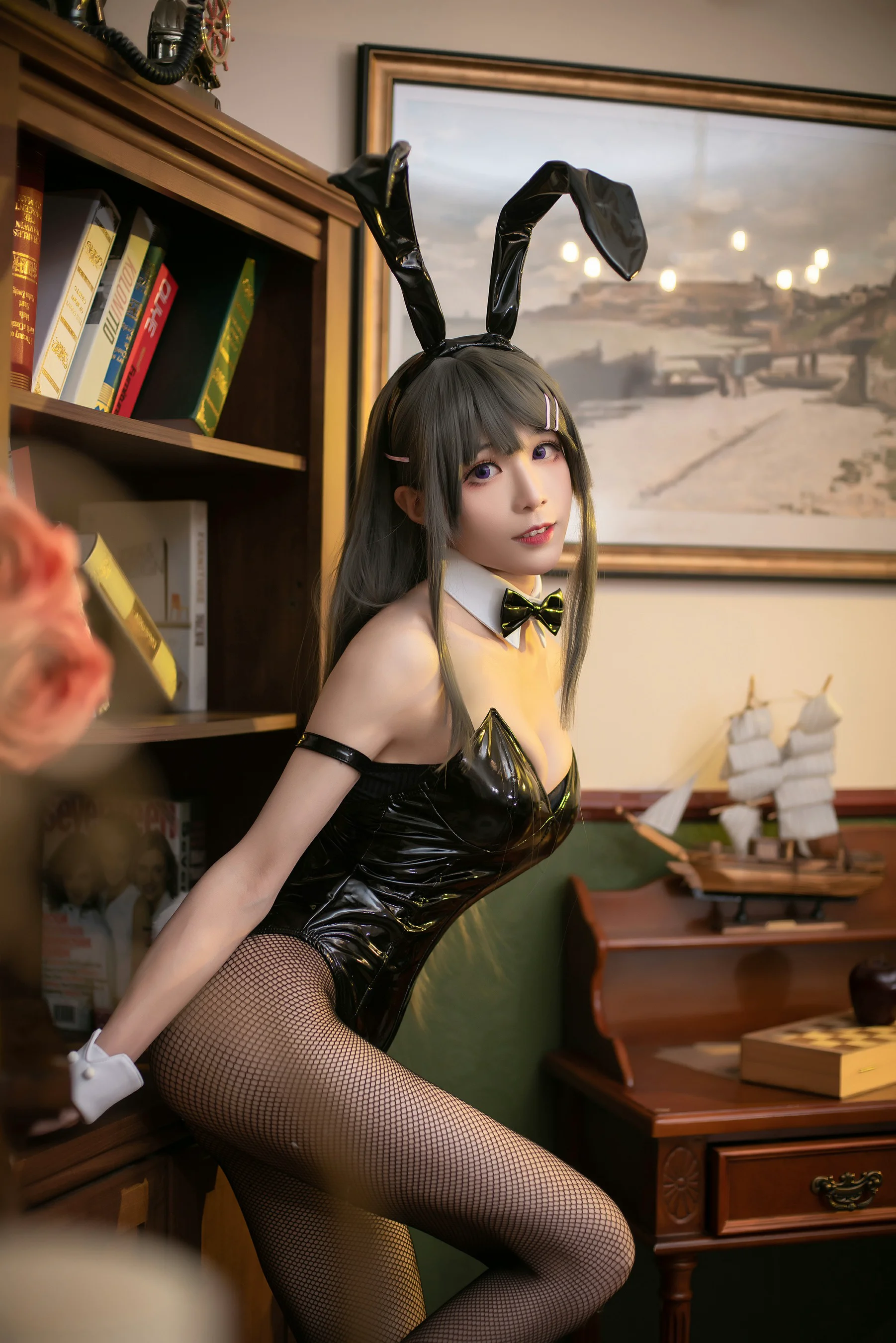 Tomoyo酱 – 麻衣学姐兔女郎 - 爱照片