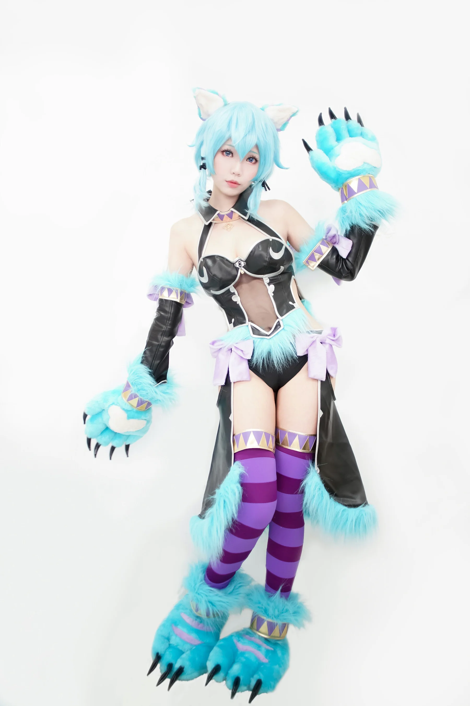 ElyEE子 – 诗乃扑克猫 - 爱照片