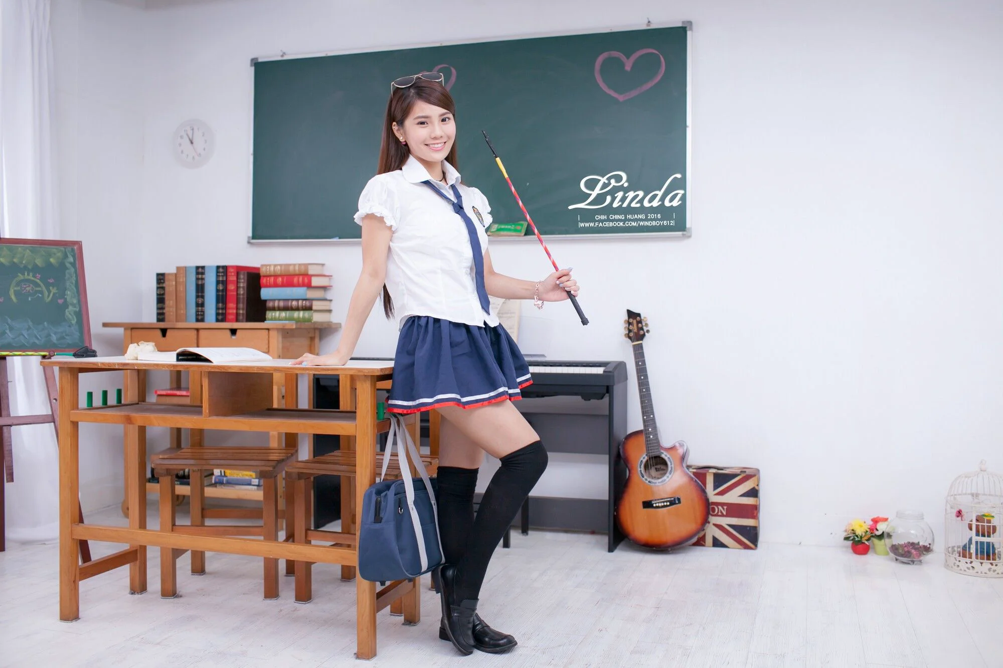[台湾女神] 琳妲(林羿祯) 《甜美学妹》 写真集 - 爱照片