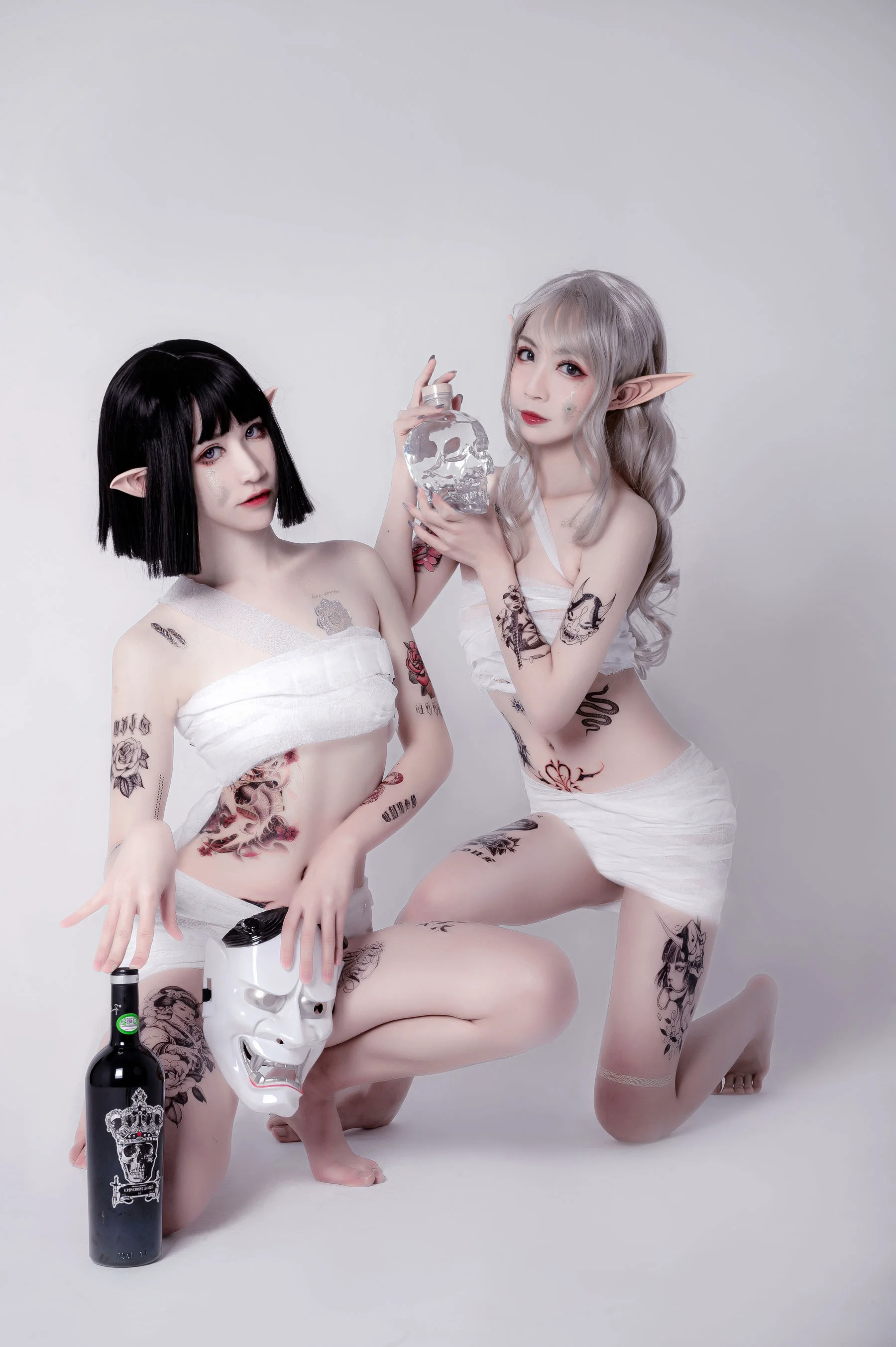 [COS福利] 动漫博主阮邑_Fairy 《绑带和武士》 写真集 - 爱照片