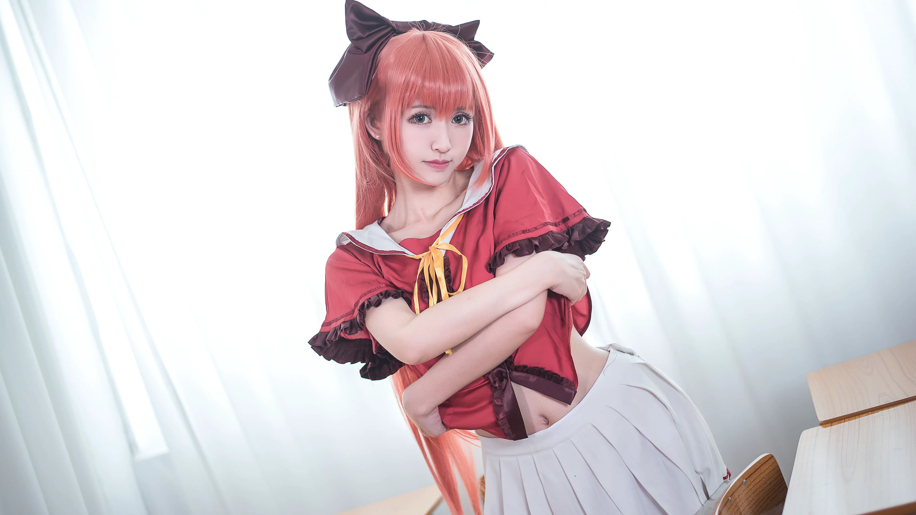 鳗鱼霏儿《红发魔女》 [萝莉COS] 写真集 - 爱照片