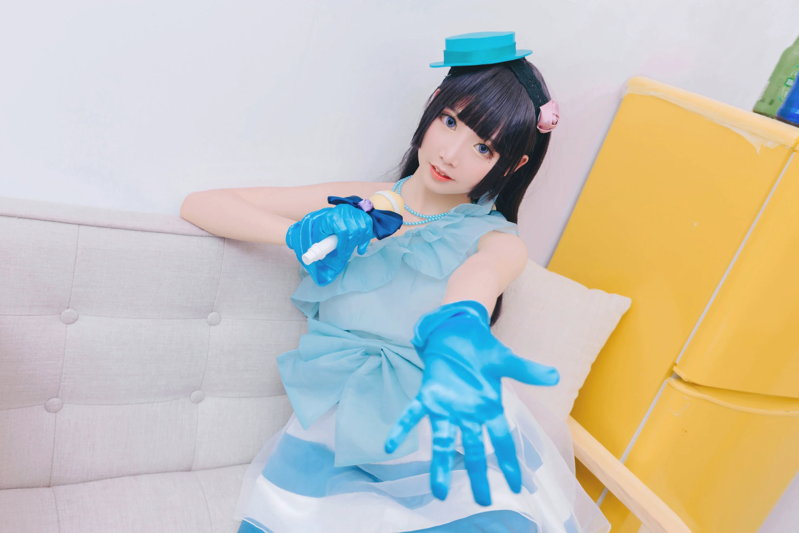 面饼仙儿《黑猫打歌服》 [福利COSPLAY] 写真集 - 爱照片