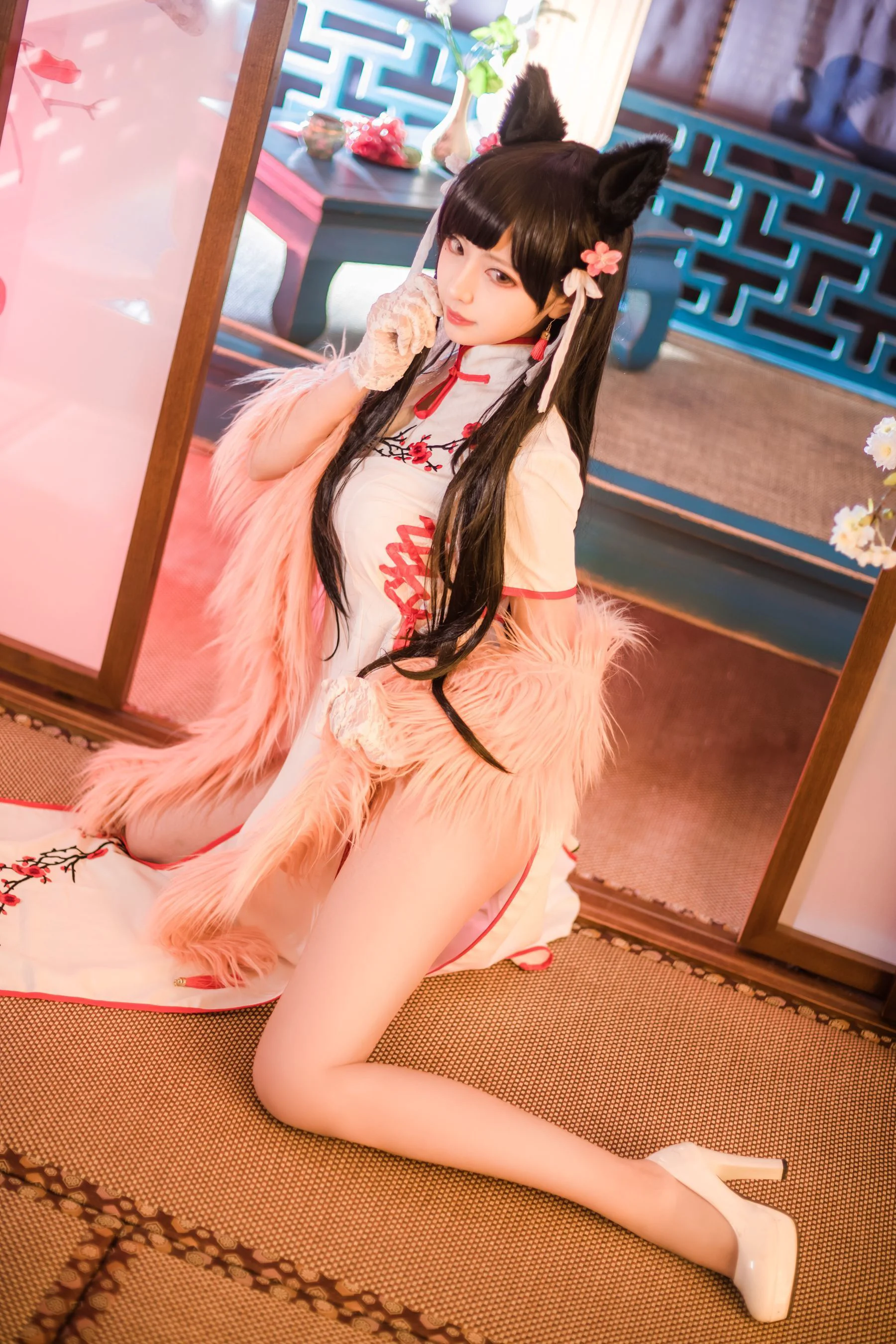 Shika小鹿鹿《爱宕旗袍》 [COSPLAY福利] 写真集 - 爱照片