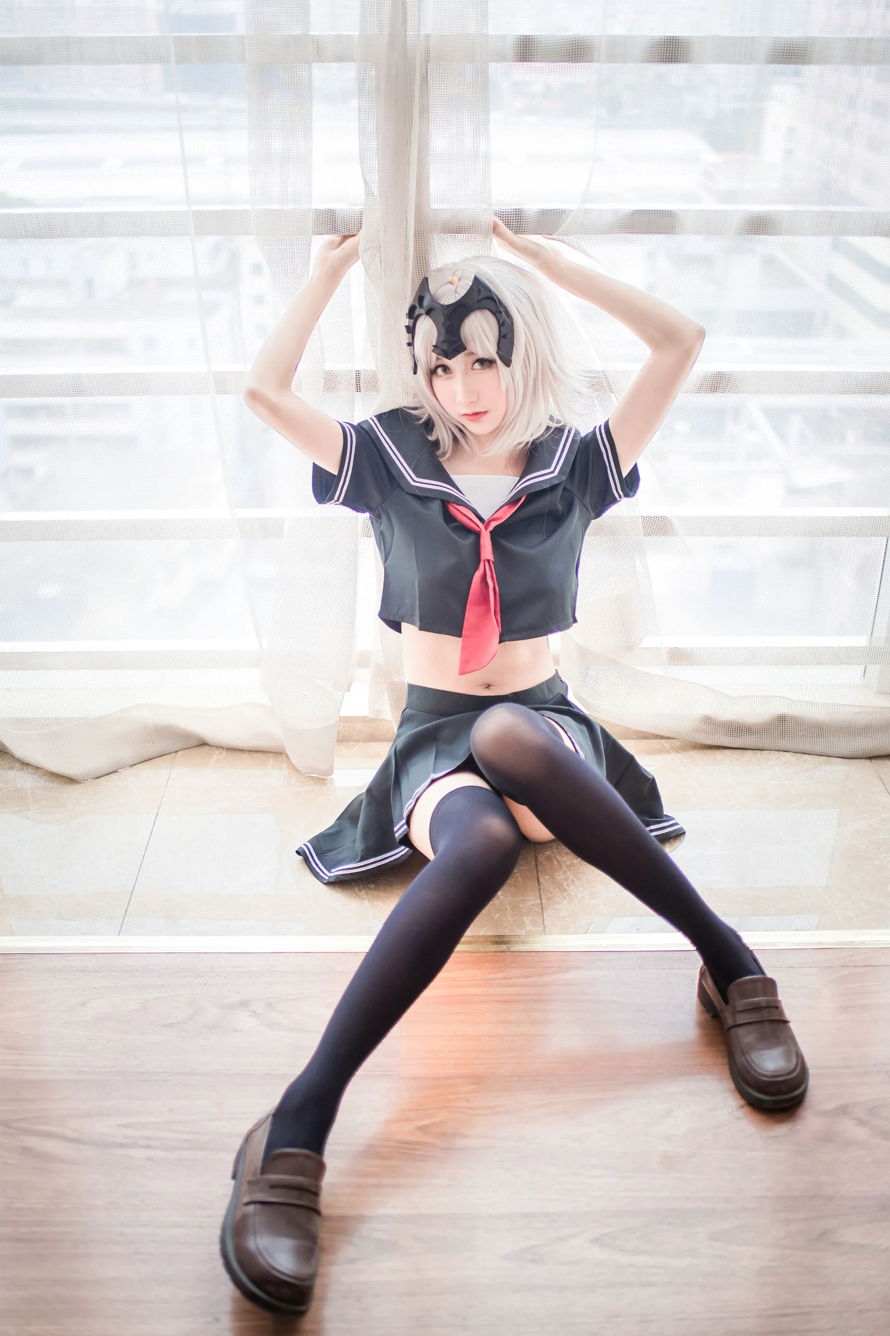 木绵绵OwO《贞德（黑）》 [萝莉COS] 写真集 - 爱照片