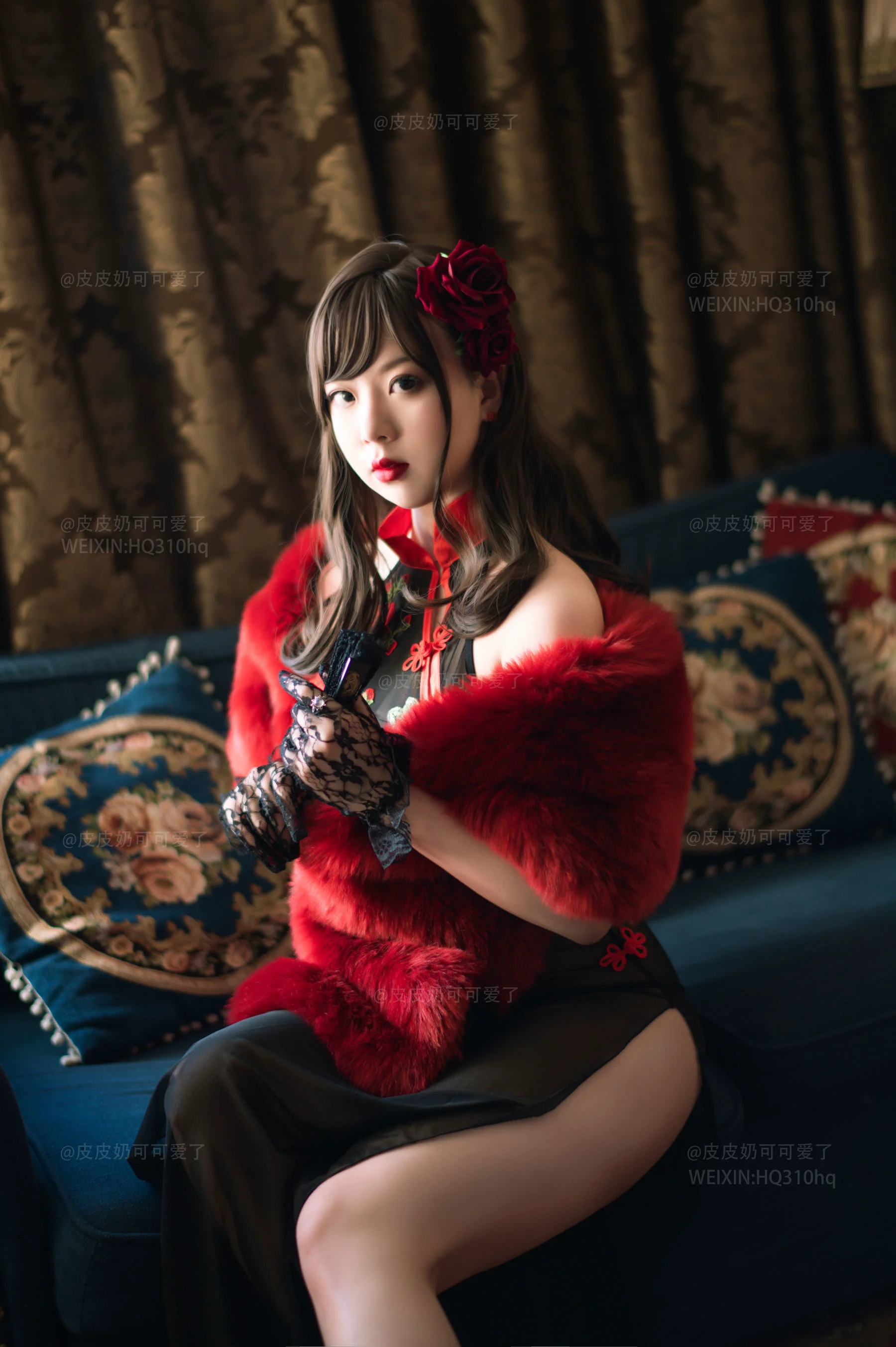 皮皮奶可可爱了啦 《玫瑰》 写真集 - 爱照片