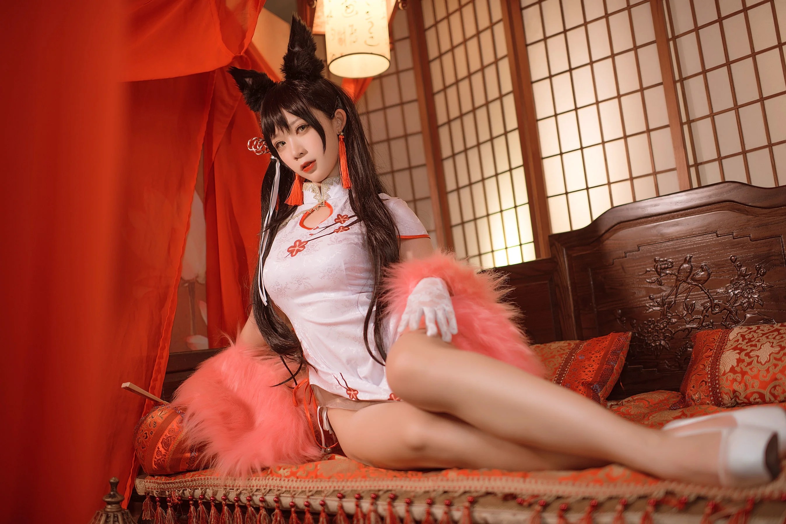 动漫博主樱落酱w 《爱宕新春旗袍》 写真集 - 爱照片
