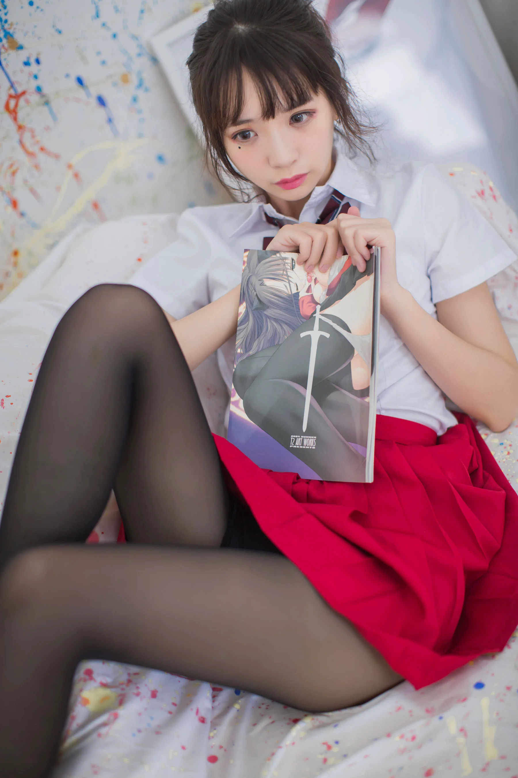 疯猫ss 《画室JK少女》 写真集 - 爱照片