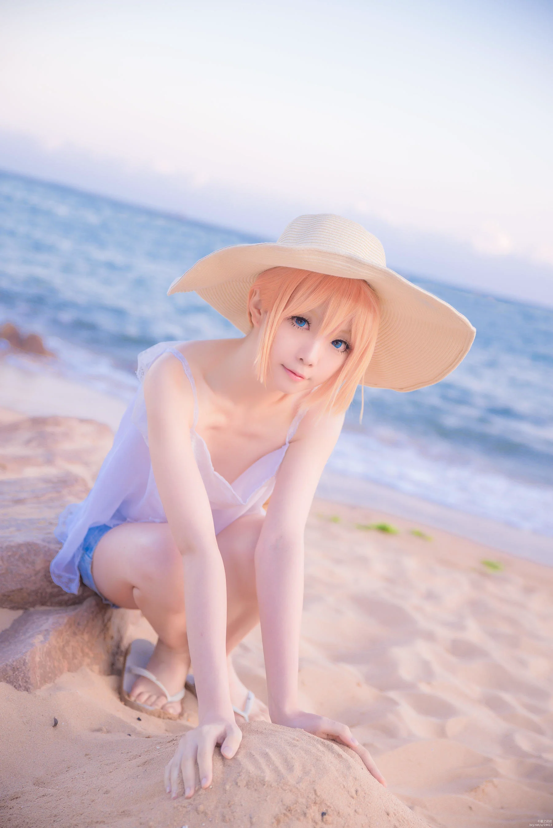 Coser小姐姐星之迟迟 《刀剑乱舞COS乱藤四郎》 写真集 - 爱照片