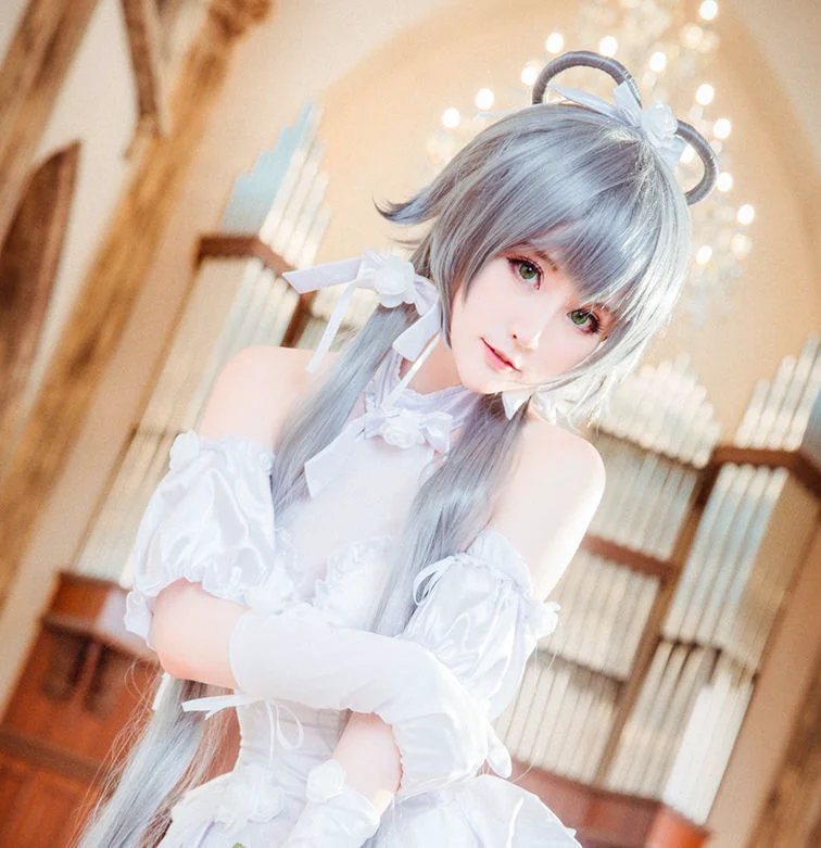 [Cosplay] 萌宠博主yui金鱼 – 洛天依花嫁 - 爱照片