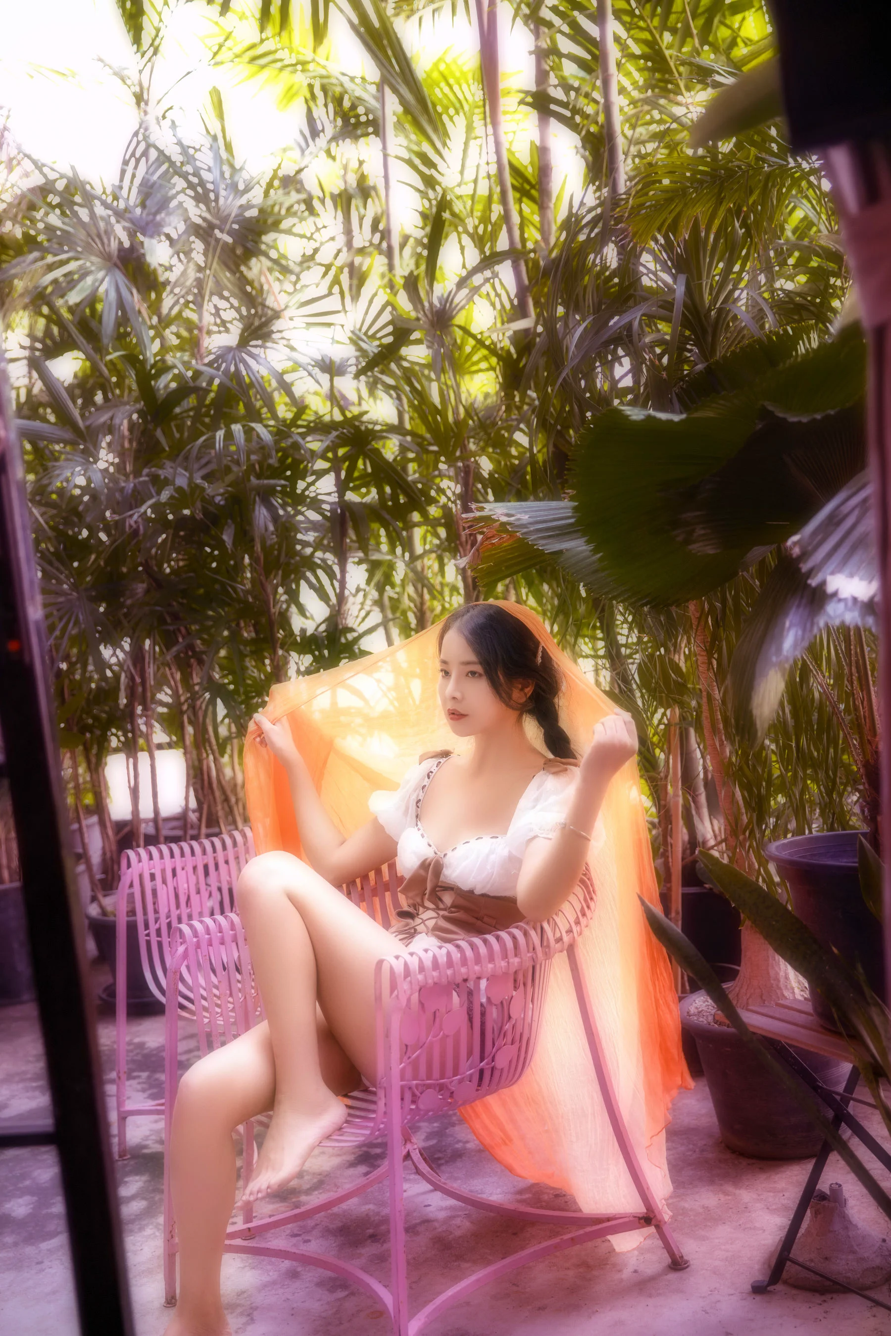 [Cosplay] 苏嫣嫣阿姨 – 泰国旅游纱巾 - 爱照片