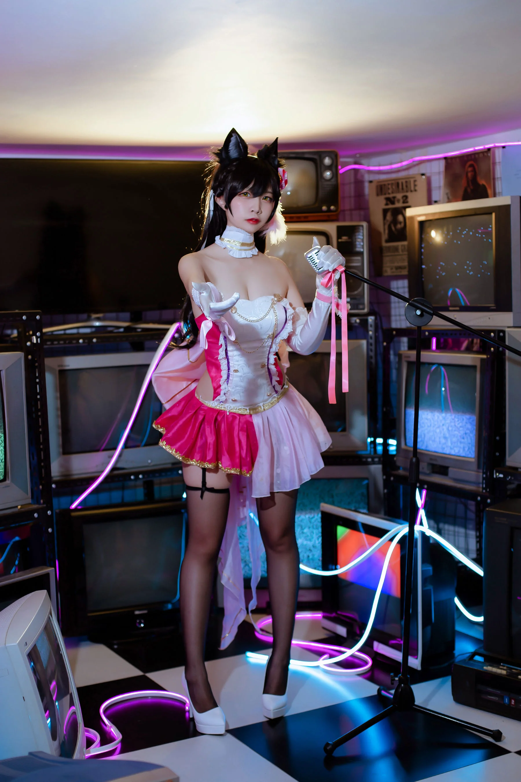 [Cosplay写真] 二佐Nisa – 犬之眷之碧蓝爱宕 打歌服 - 爱照片