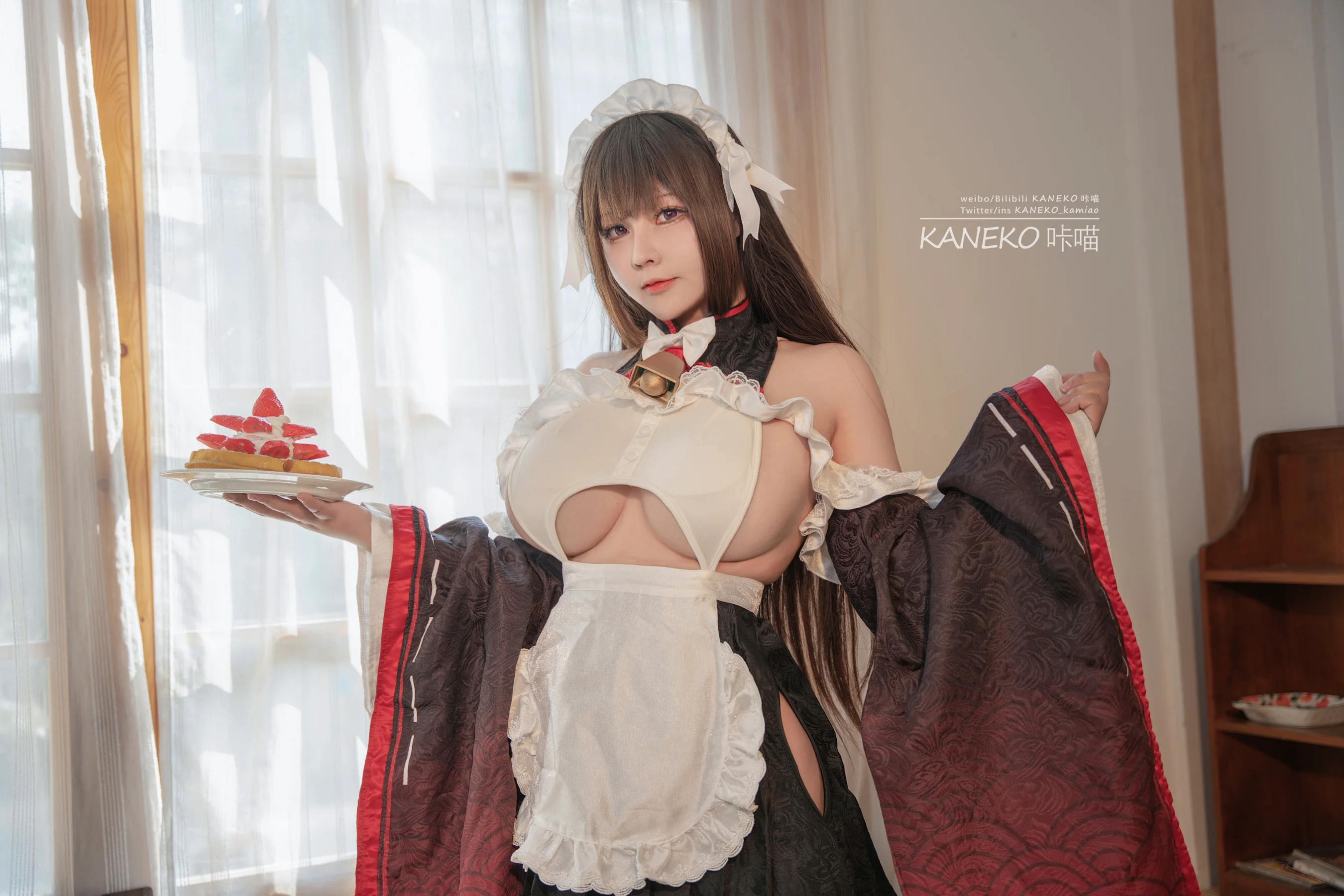 KANEKO_咔喵 – 樫野牛牛女仆 - 爱照片