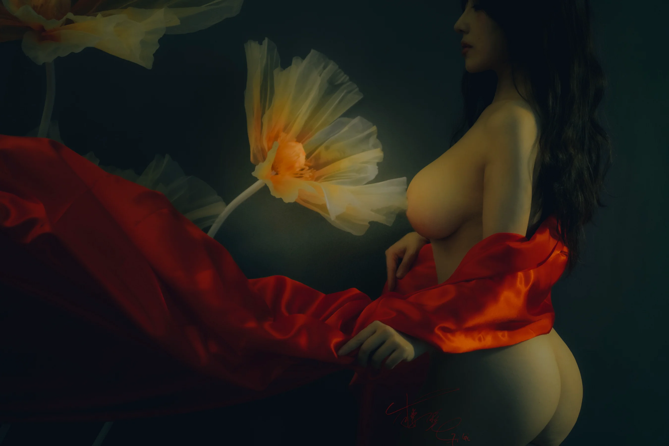 樱晚gigi – 粉丝群收费写真21-春.染 - 爱照片