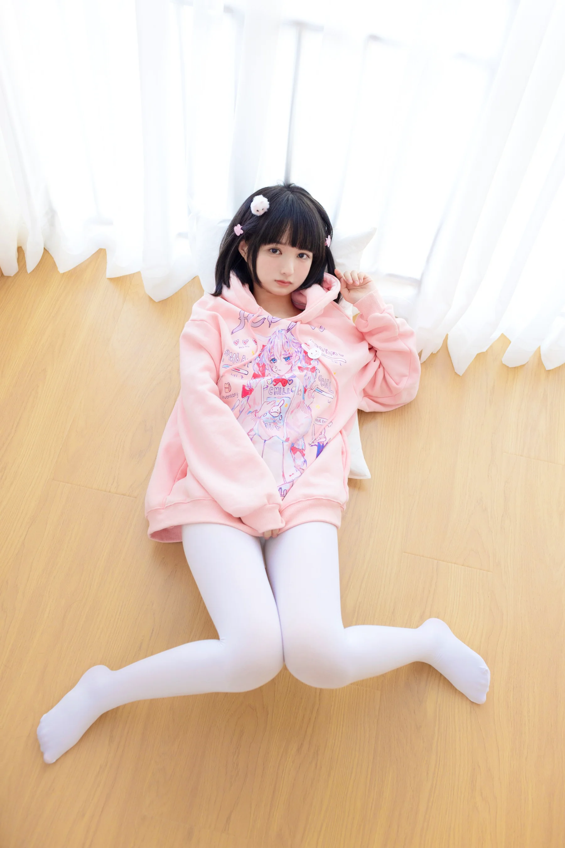 [少女秩序] EXvol.013 白丝卫衣 - 爱照片