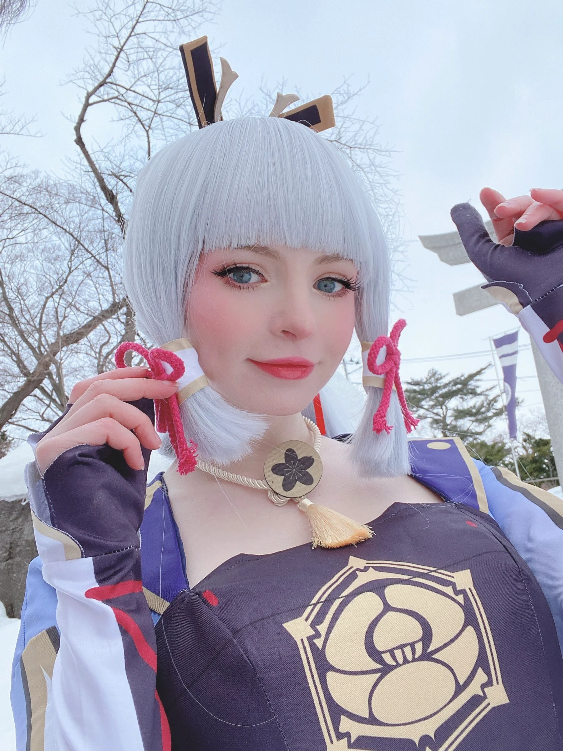 [福利COS] Peach milky – Ayaka genshin impact - 爱照片