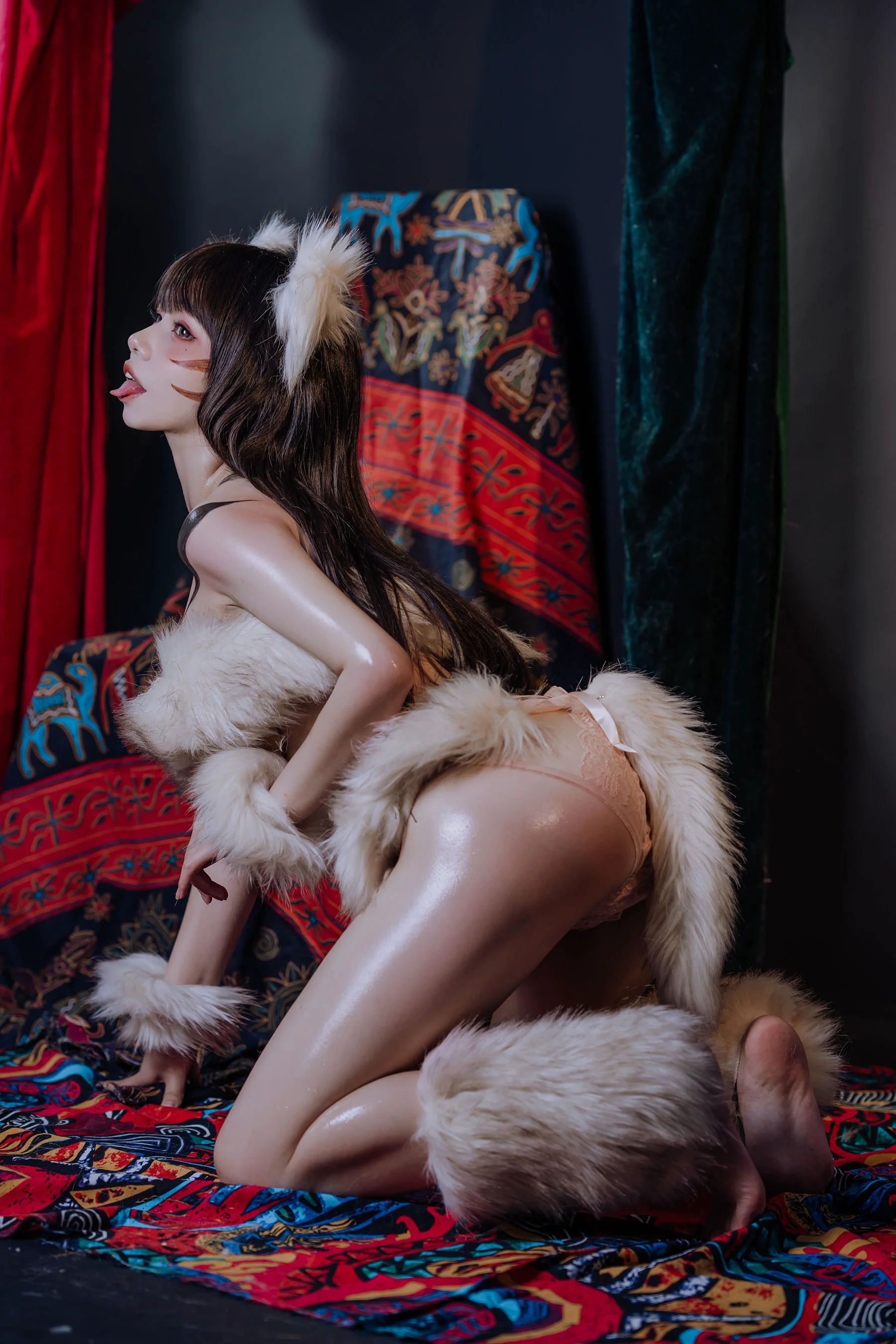 七月喵子 – 熊孩子 写真套图 - 爱照片