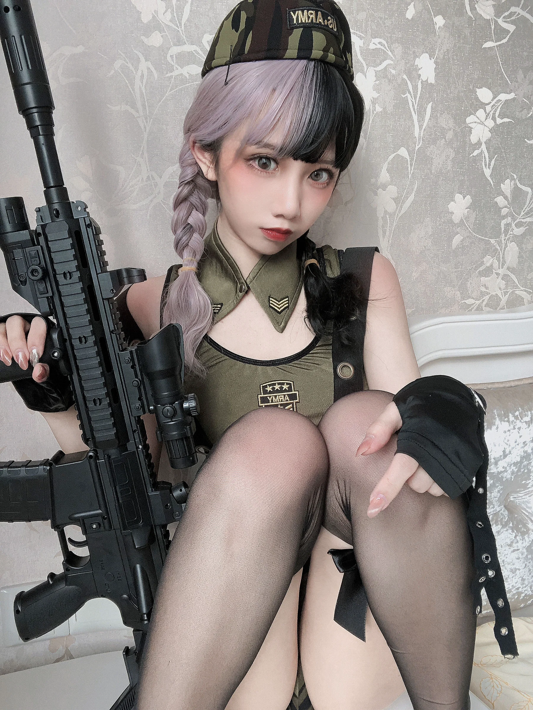 [网红COSER] 动漫博主果咩酱w – 战地甜心 - 爱照片