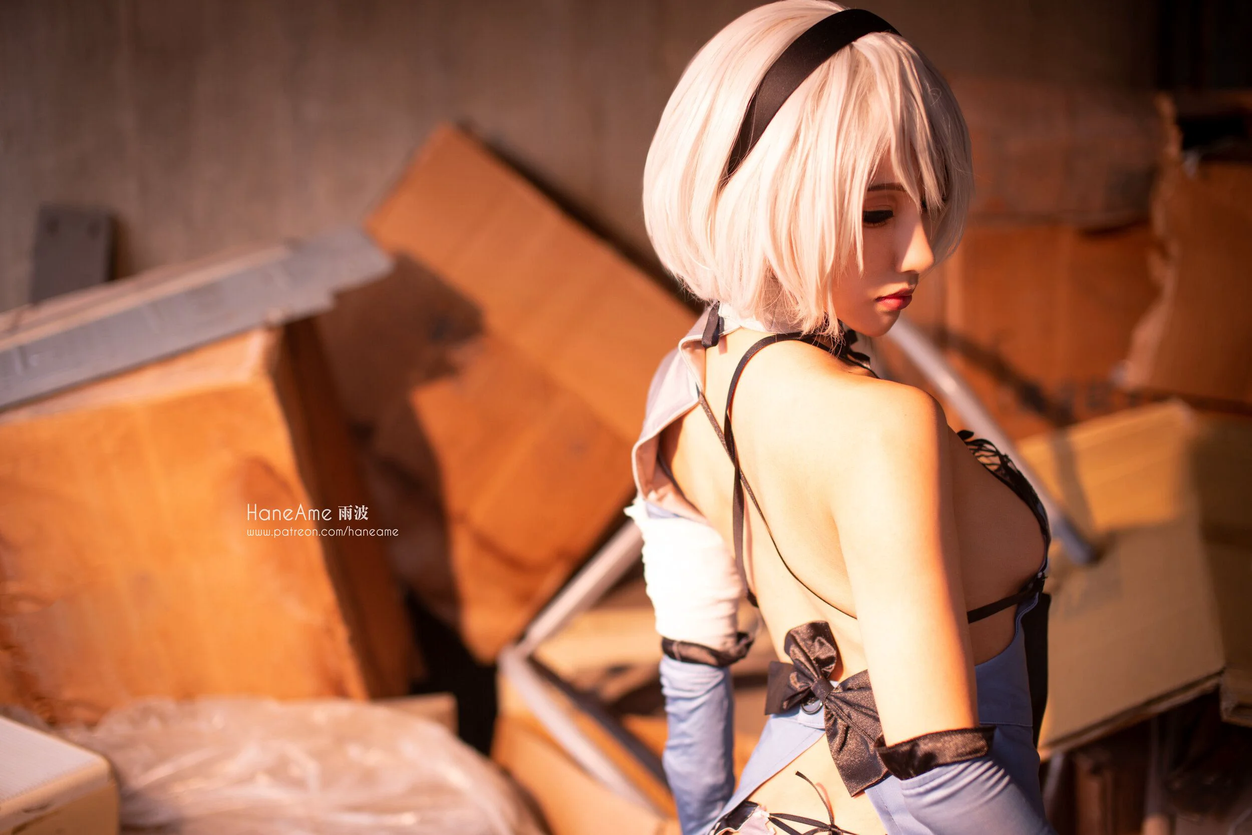 [网红COSER写真] Hane Ame 雨波 – 2B Kaine DLC - 爱照片