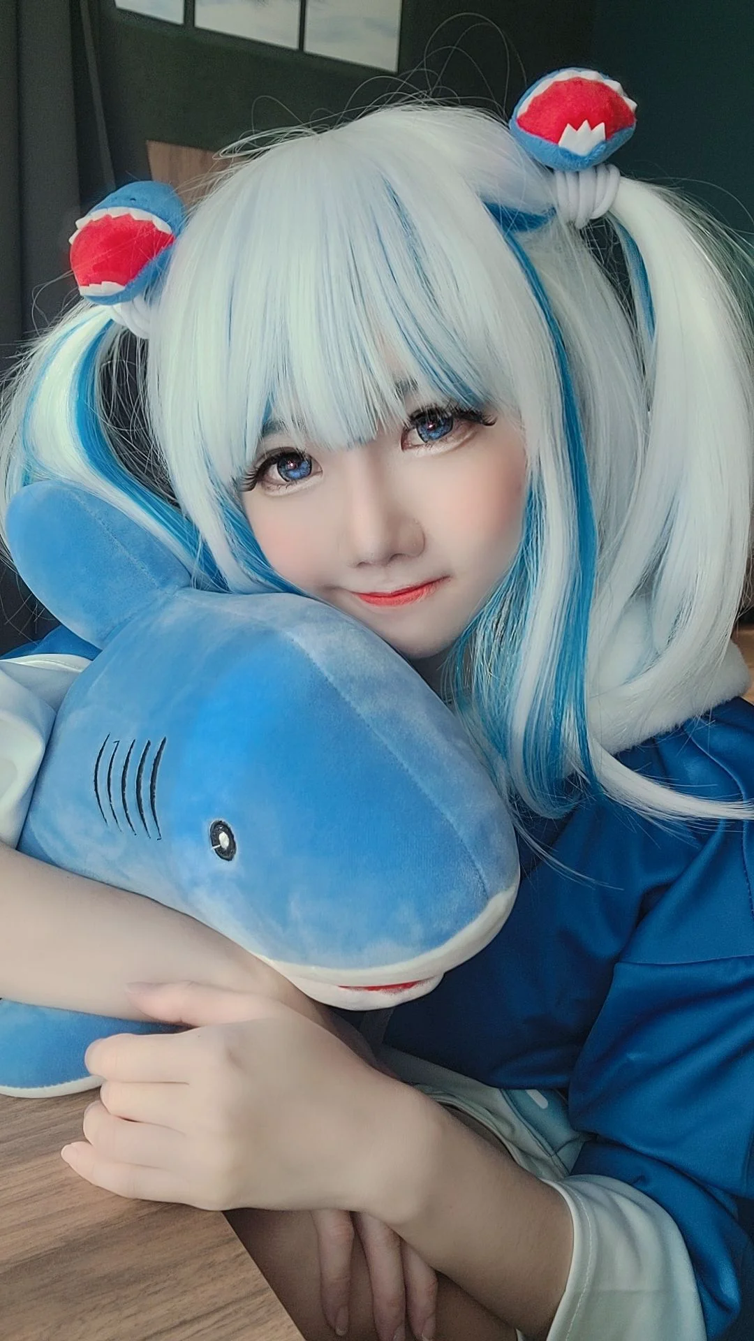 [福利COS] Sally Dorasnow – Gura Bikini - 爱照片