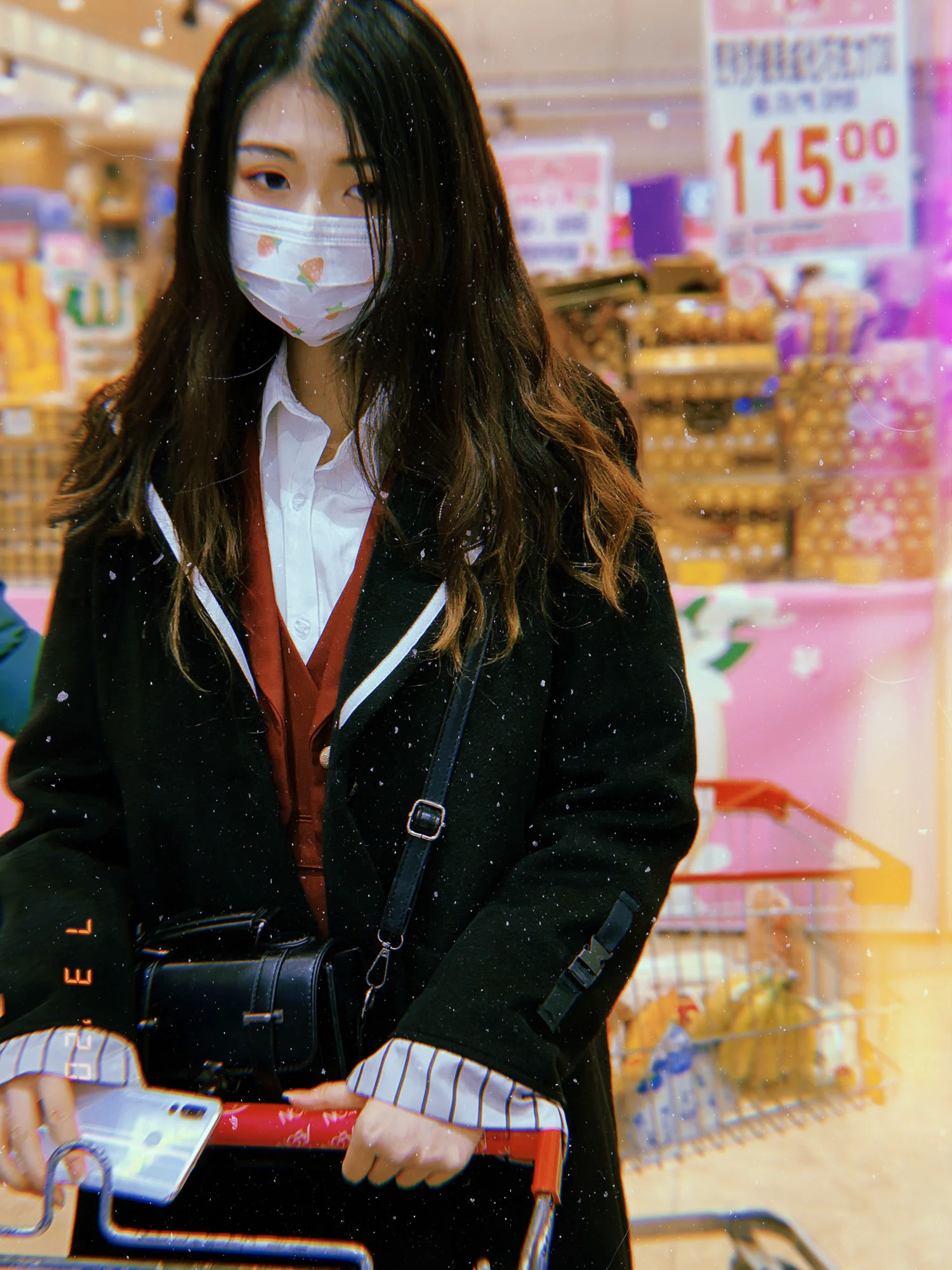 [网红COSER写真] 一米八的大梨子 – 冬日女友 套图 - 爱照片