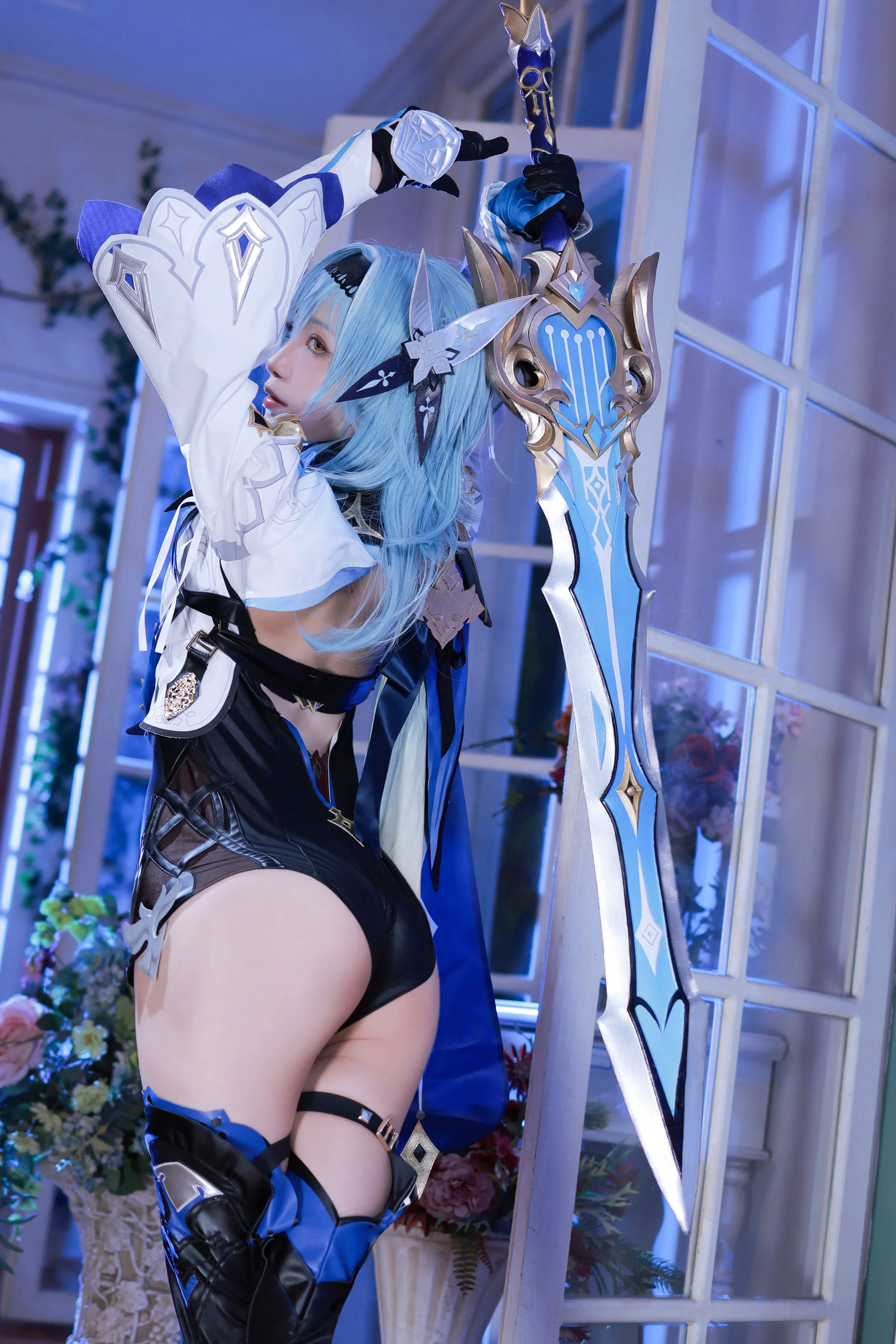 [网红COSER] 动漫博主水淼aqua – 原神优菈 原造 - 爱照片