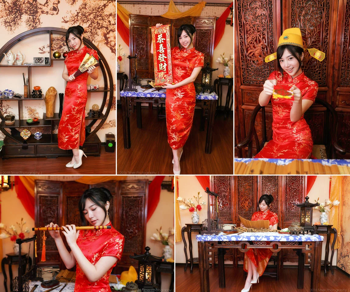 [台湾正妹]  Zora陈思颖 《贺喜新春时尚棚拍》（上） 写真集 - 爱照片