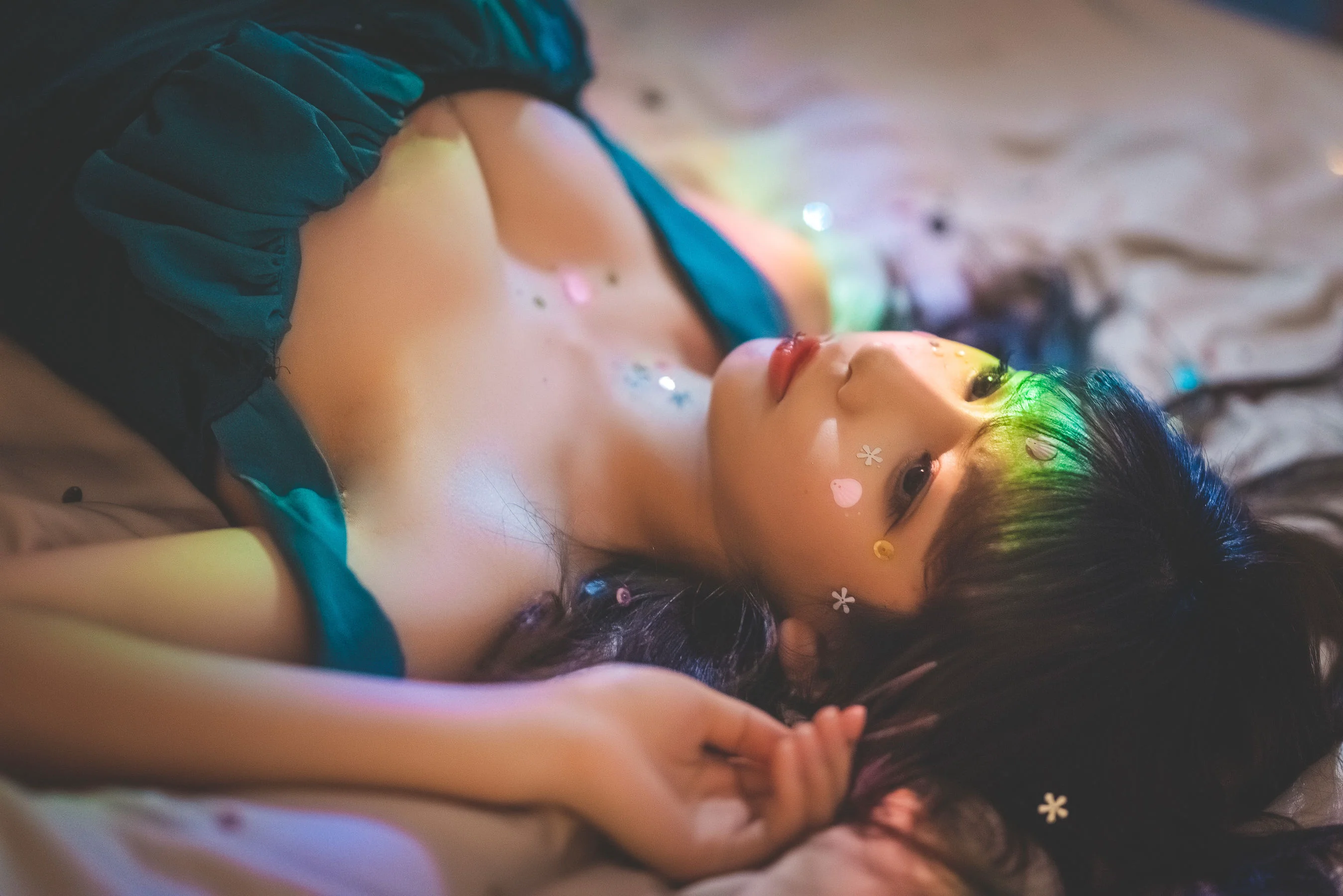 斗鱼主播w黑米粥w 《圣诞》 写真集 - 爱照片