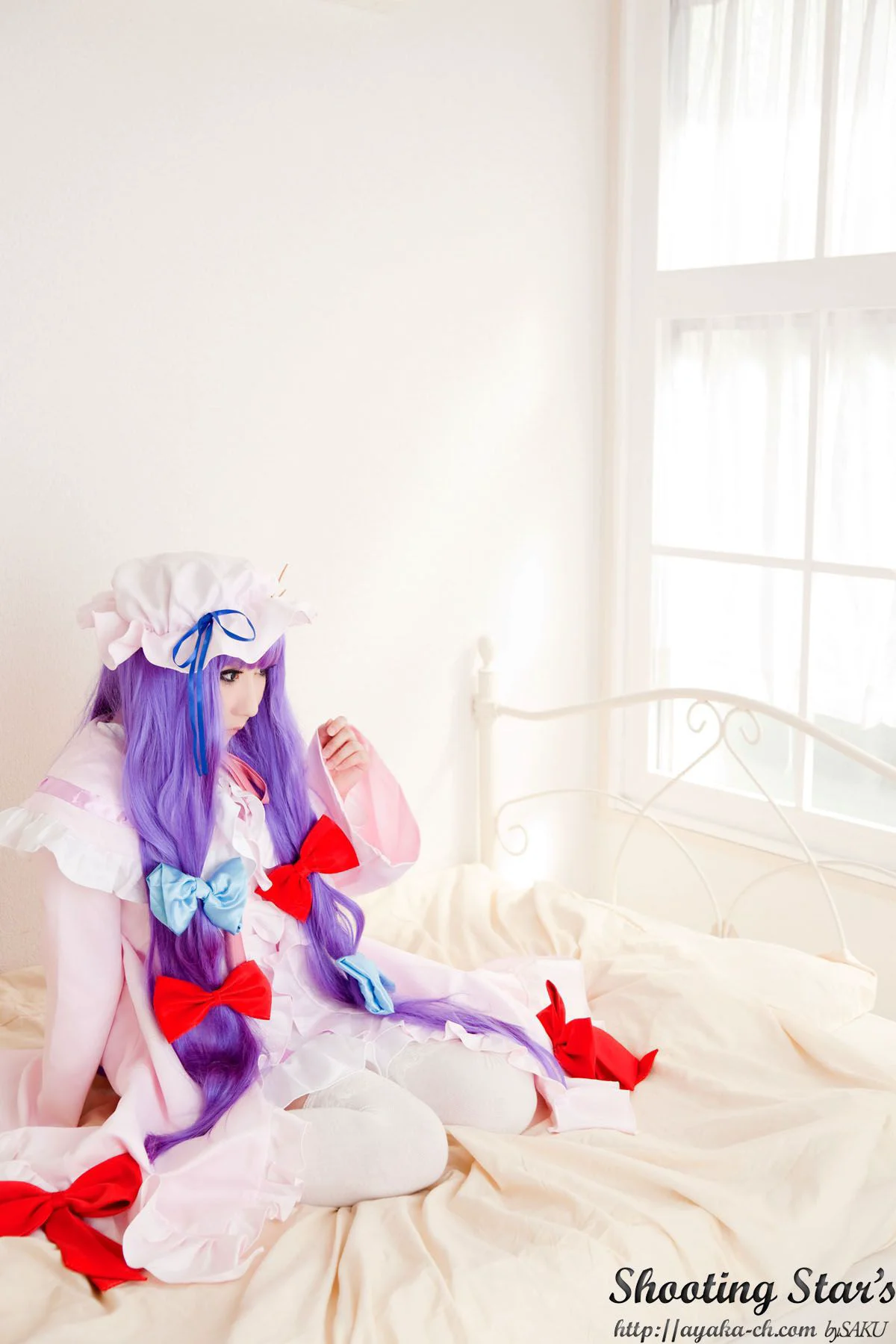 绫香サク (サク綾香 Saku Ayaka)《東方Project》Izayoi Sakuya + Patchouli Knowledge [Shooting Star’s] 写真集 - 爱照片
