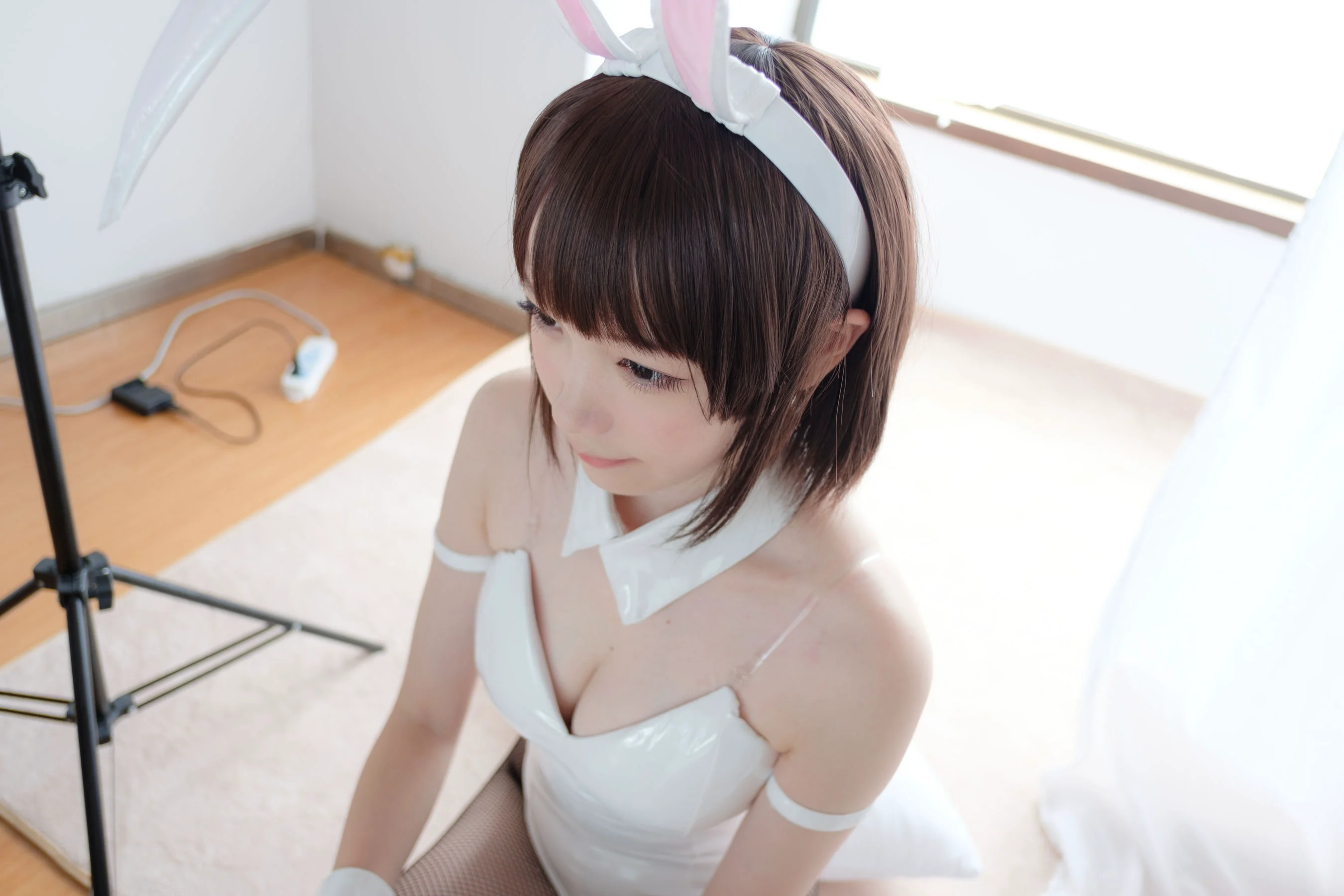 [森萝财团] LOVEPLUS-001 萝蓝丝袜写真集 - 爱照片