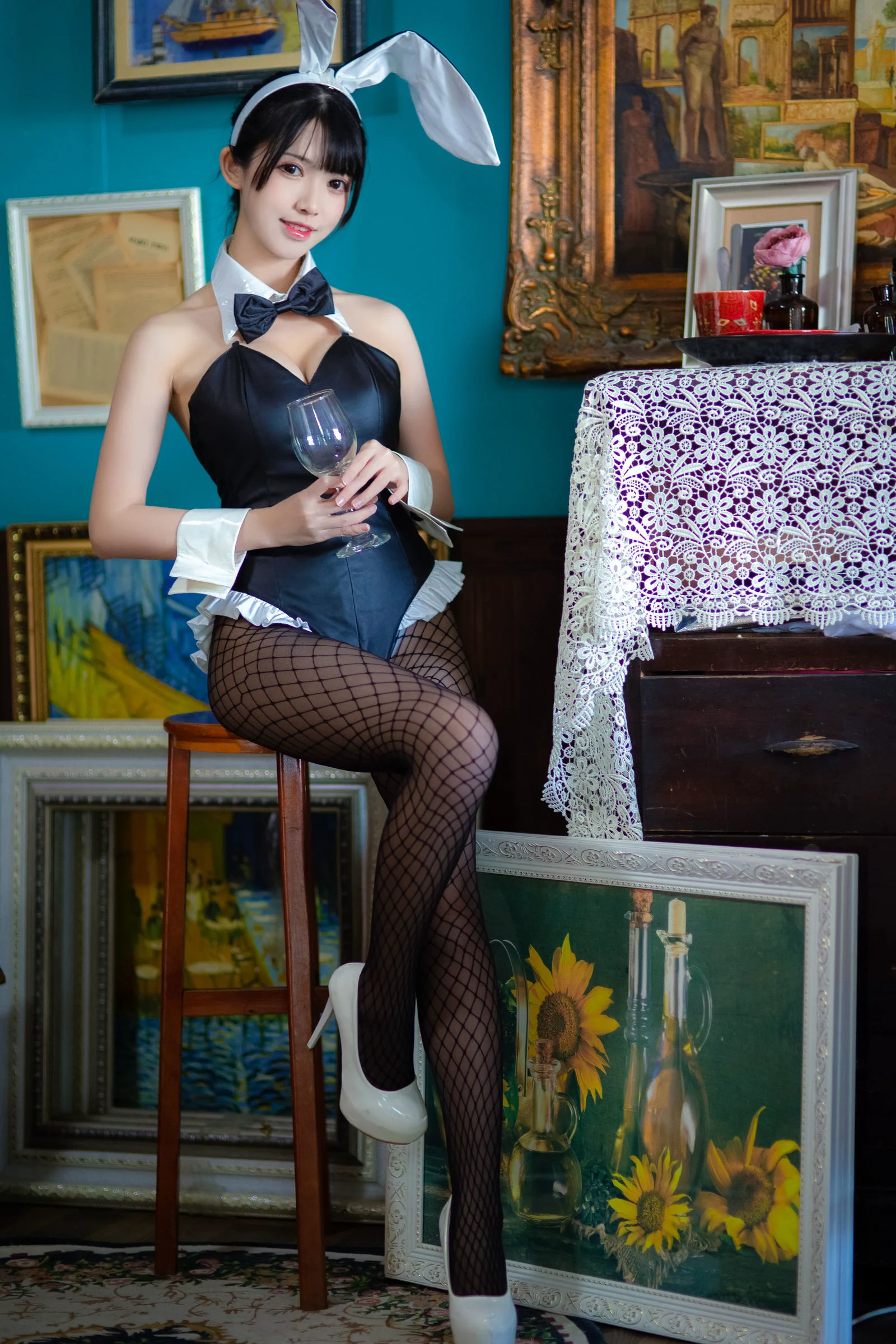 鳗鱼霏儿《加藤惠 兔女郎》 [萝莉COS] 写真集 - 爱照片