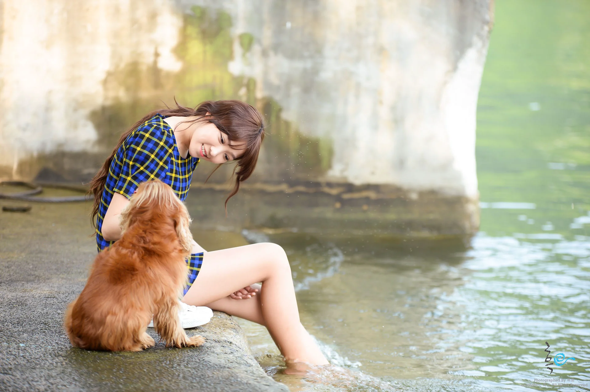 [韩国美女] 李恩慧 《湖边游玩》写真集 - 爱照片