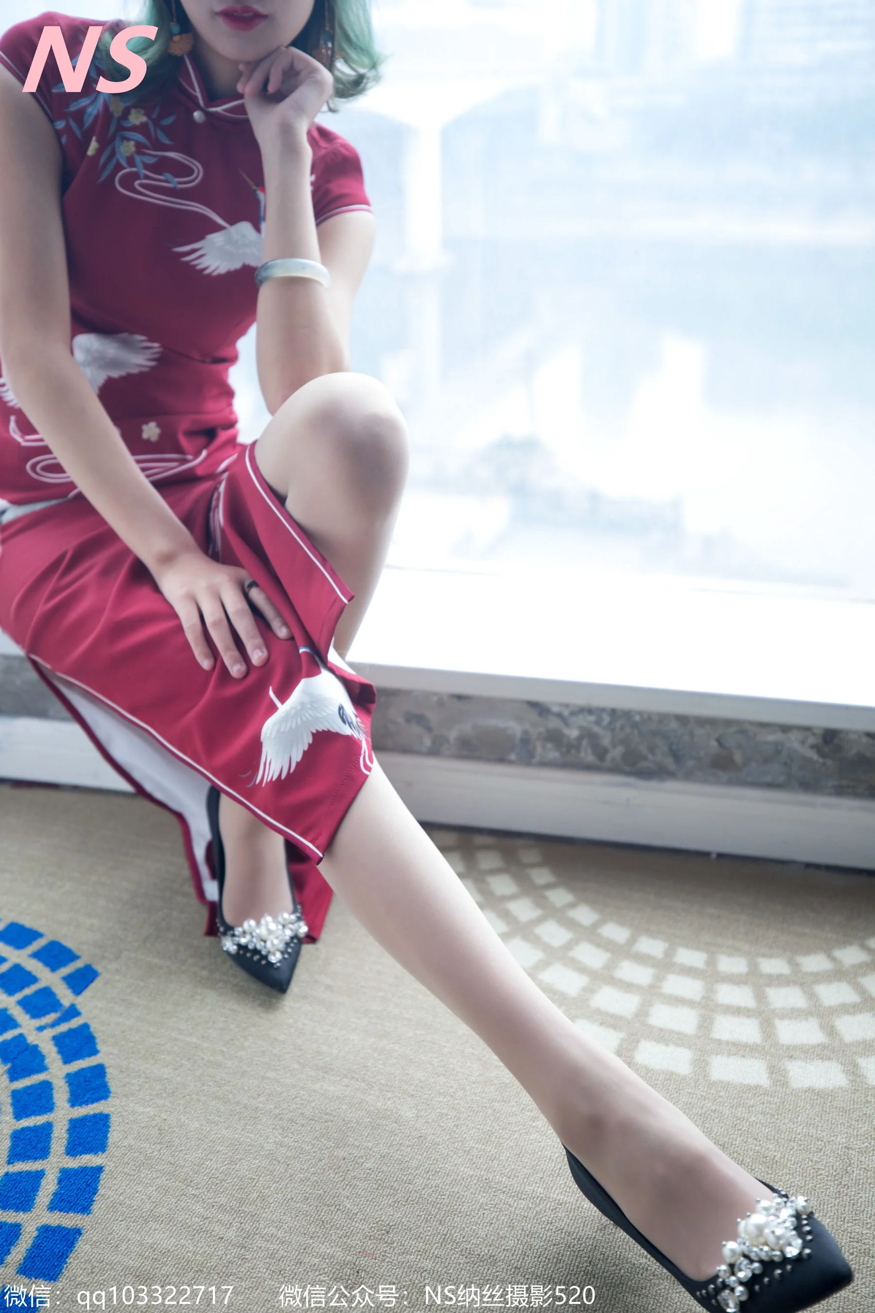 张若若《旗袍丝袜》 [纳丝摄影] 写真集 - 爱照片