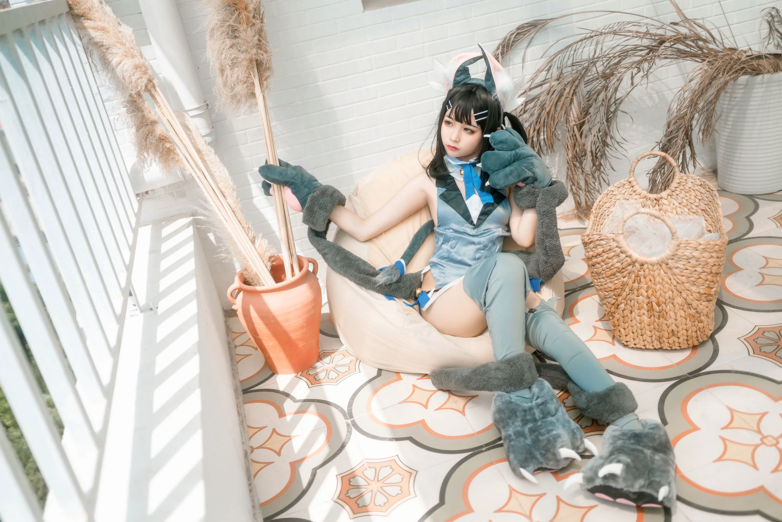 [Cosplay写真] 动漫博主蠢沫沫 – 卫宫美游 - 爱照片