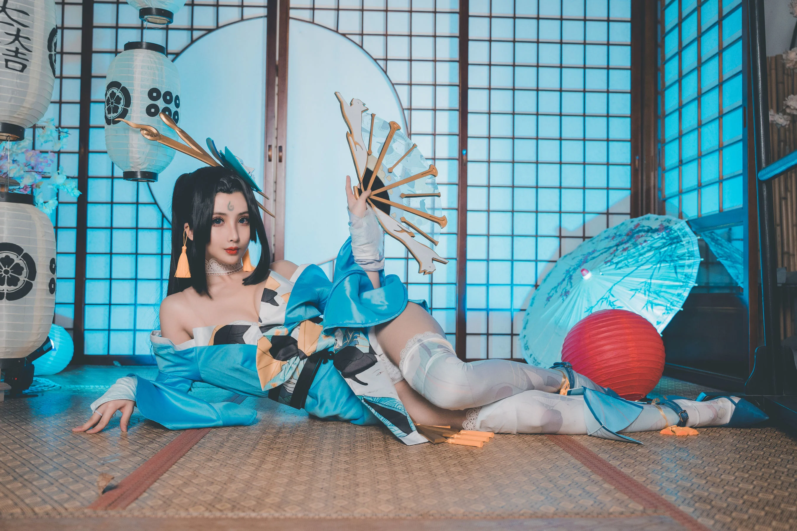 [网红COSER] rioko凉凉子 – 不知火舞魅语 写真集 - 爱照片