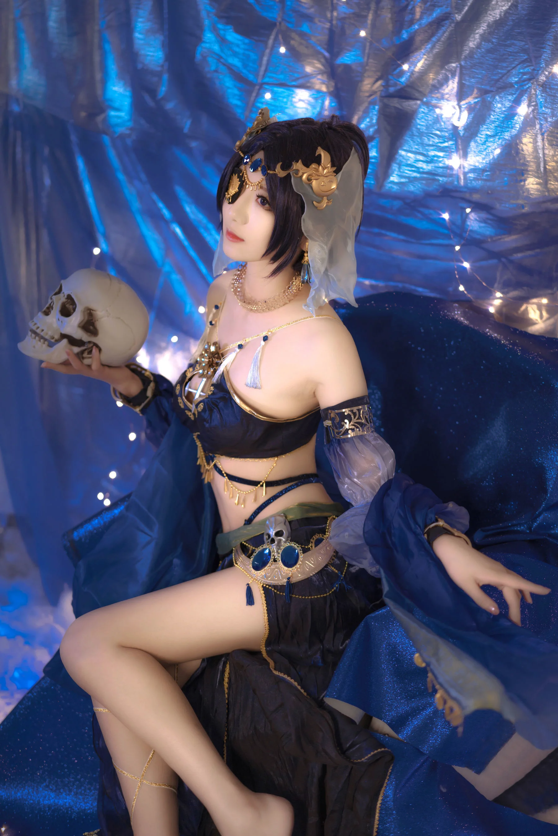 小姐姐弥音音ww 《蓝色魅影》 写真集 - 爱照片