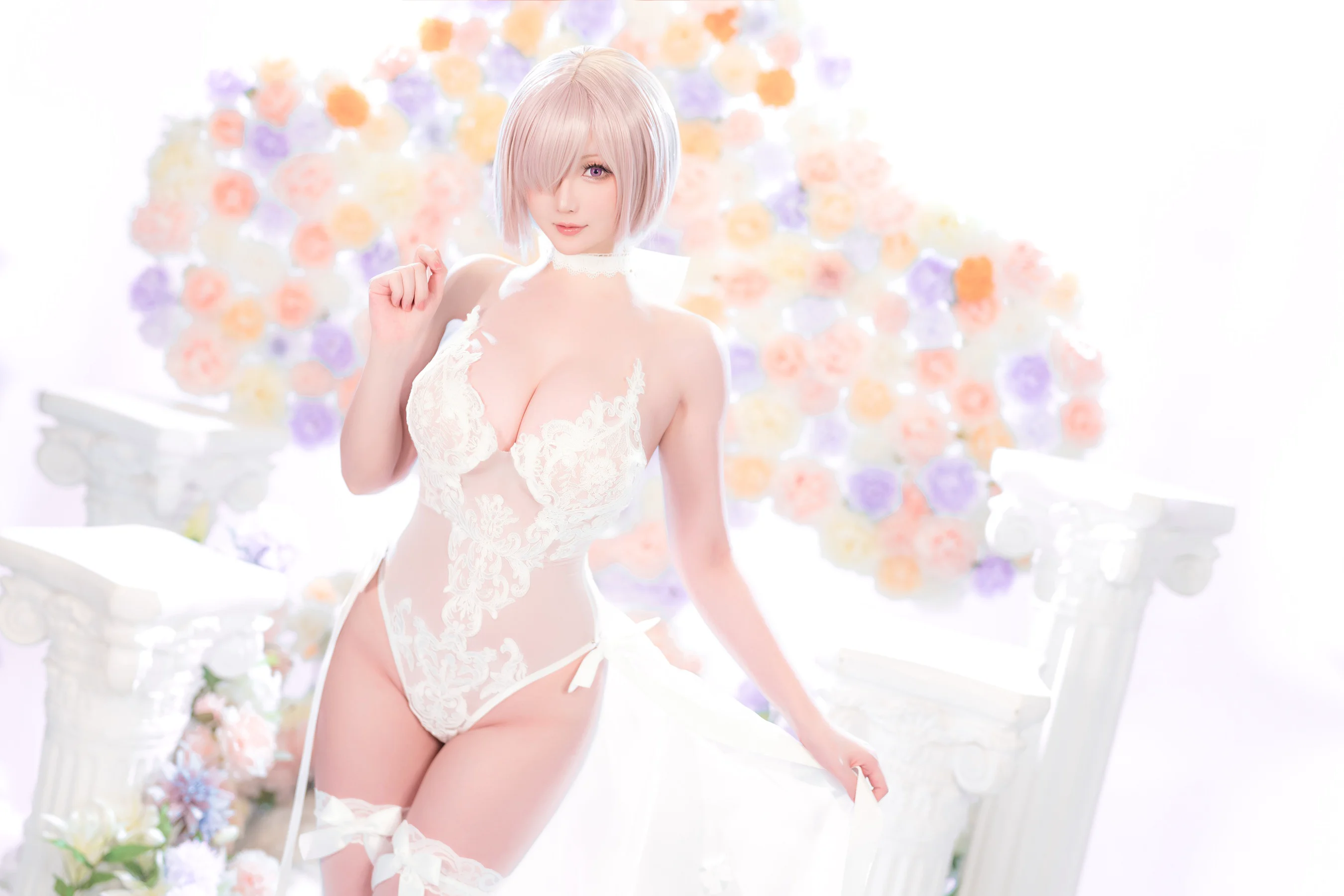 星之迟迟 – 2023 3月计划C FGO 玛修婚纱 - 爱照片