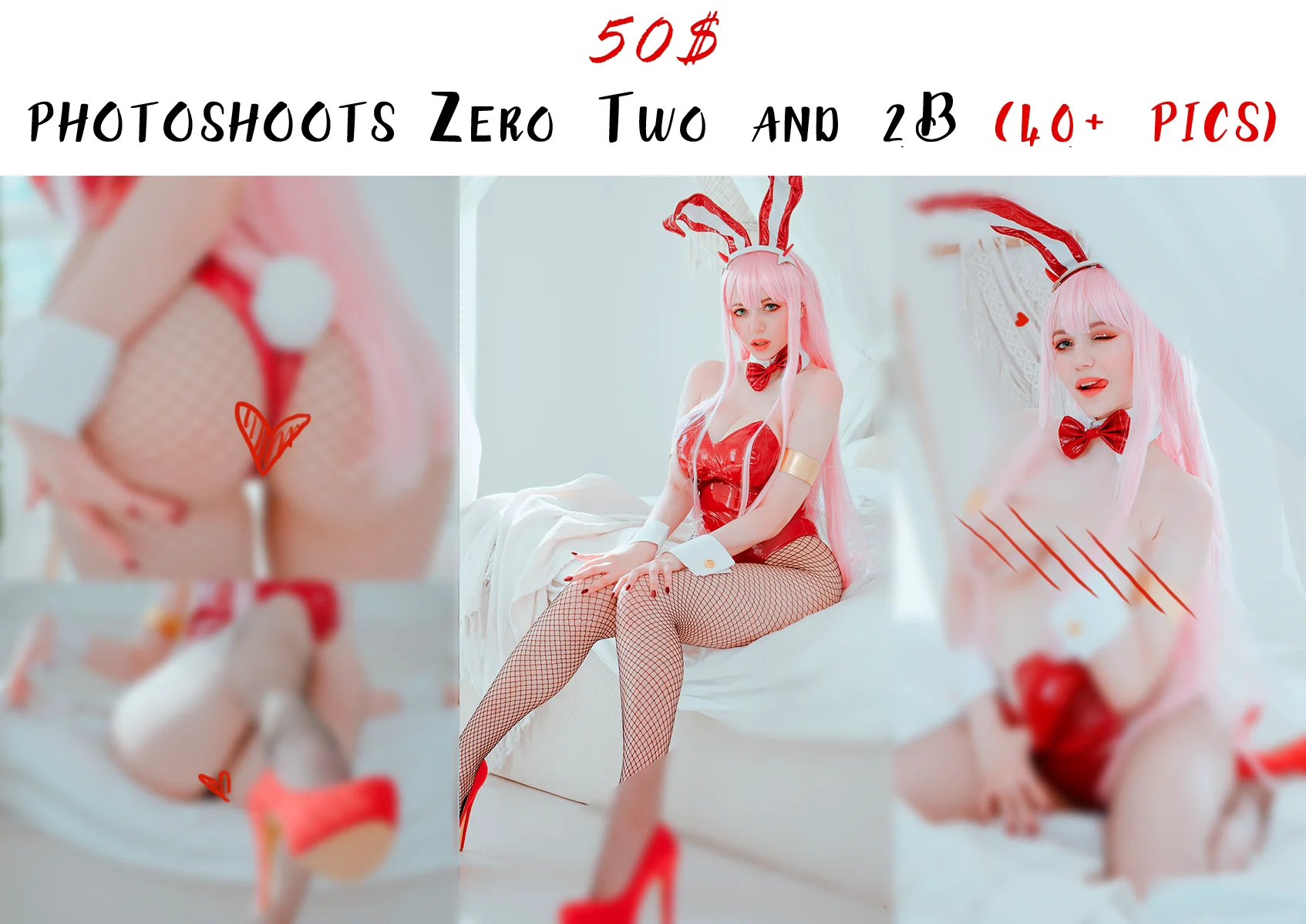 Alina Becker – Darling In The Franxx. Zero Two. Bunny - 爱照片