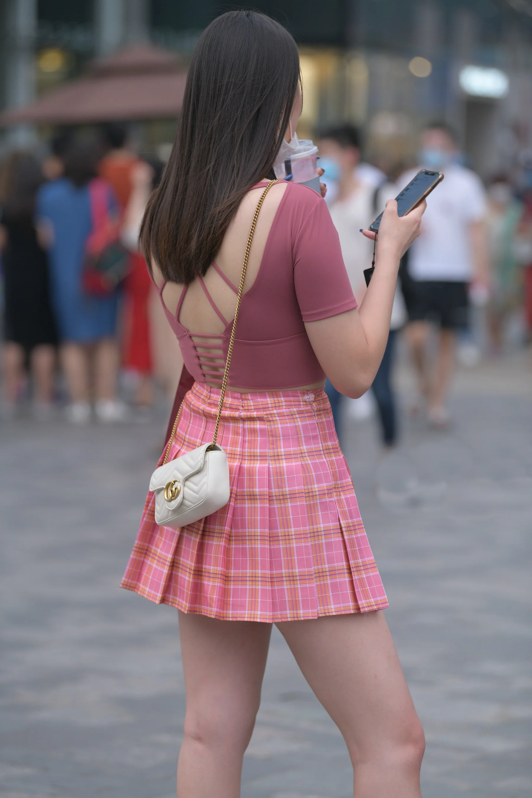 红石作品 性感短裙美女 写真 - 爱照片