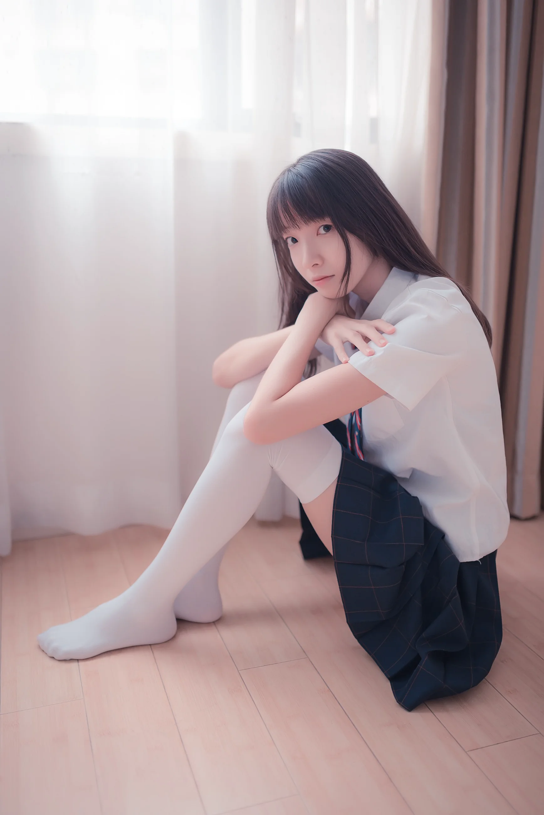 祖木子 – 邻家白丝清新女孩 - 爱照片